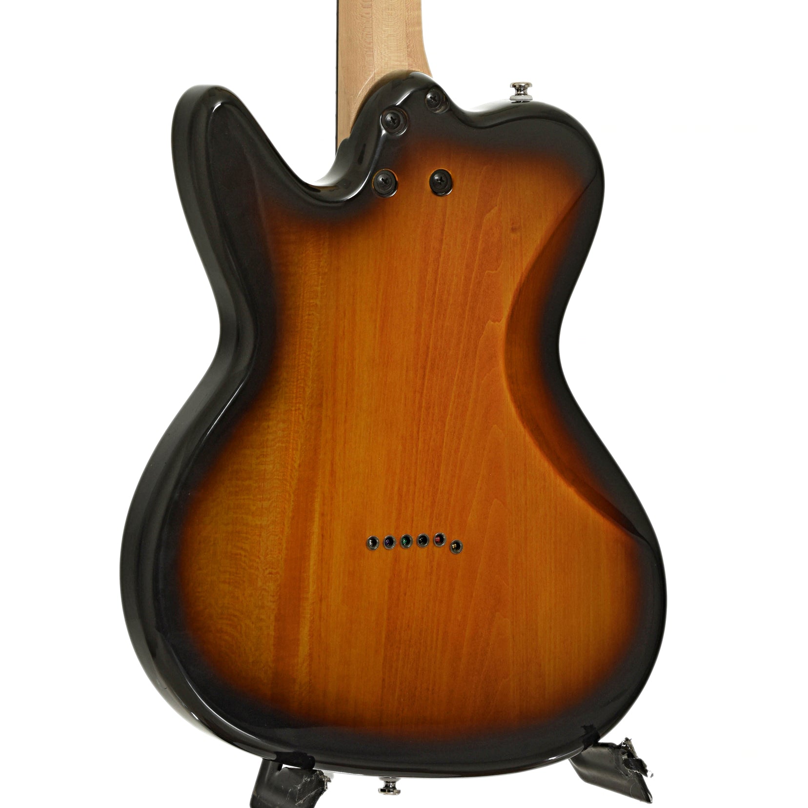 Back and side of Ibanez Noodles Signature Model NDM5 Electric Guitar, Sunburst