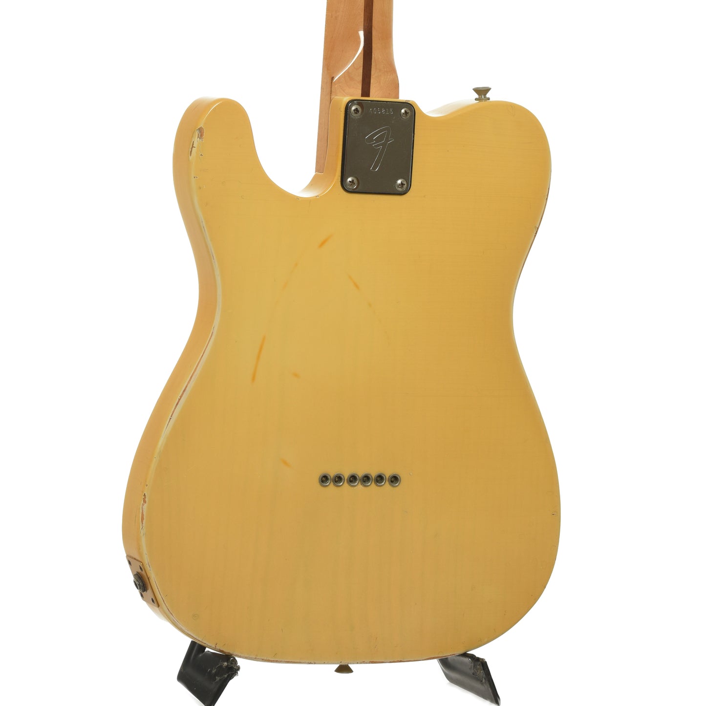 Back and side of Fender Telecaster Electric Guitar 