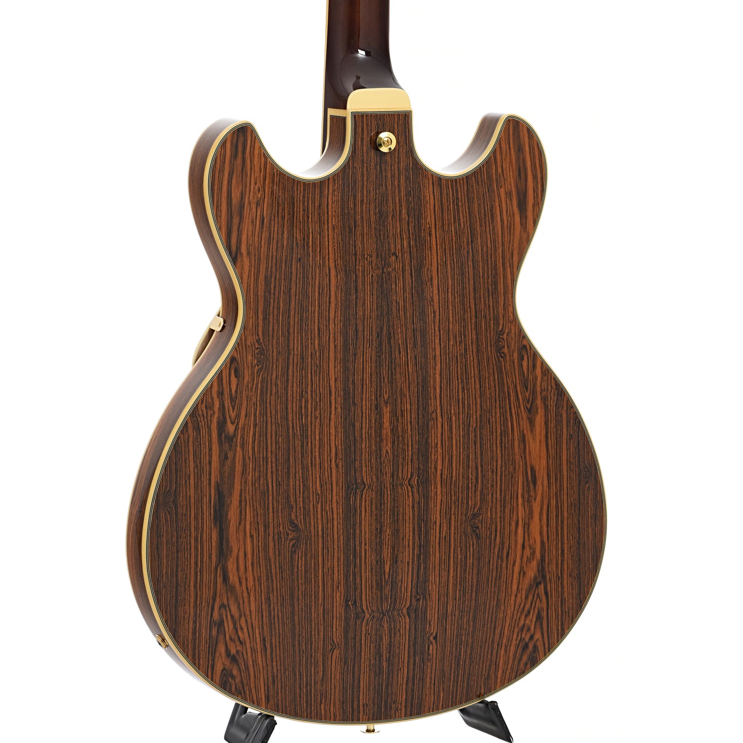 Back and side of Ibanez Artcore Expressionist AS93BC Semi-hollowbody Electric Guitar, Black