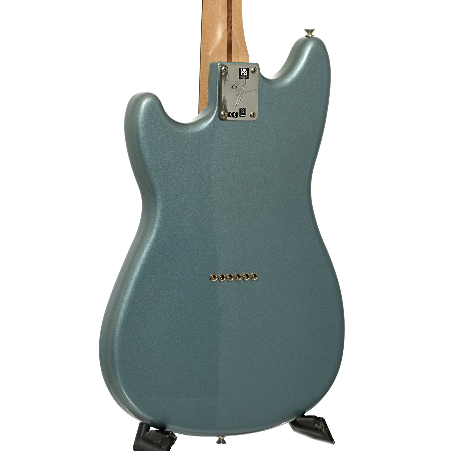 Back and side of Fender Duo-Sonic Electric Guitar 