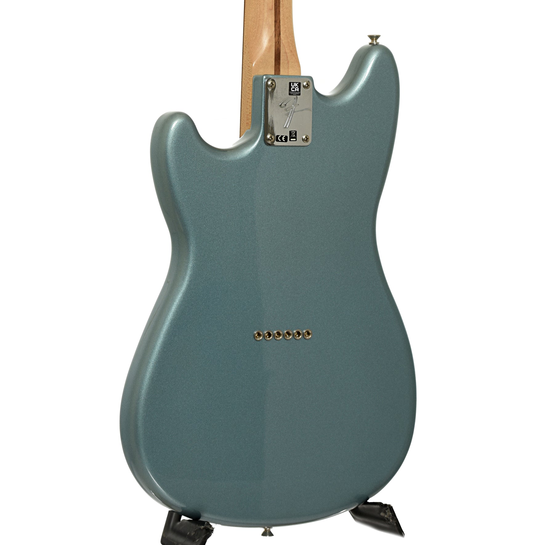 Back and side of Fender Duo-Sonic Electric Guitar 