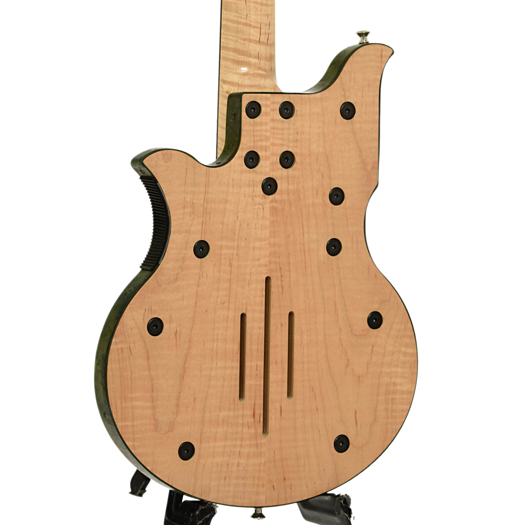 Back and side of Conetone Resovolt Electric Resonator Guitar