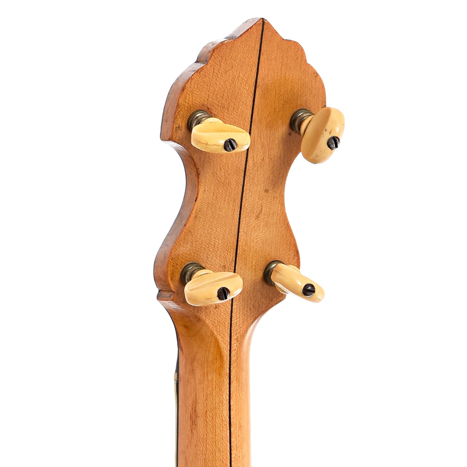 Back headstock of Vega Whyte Laydie Style R Tenor Banjo (1921)