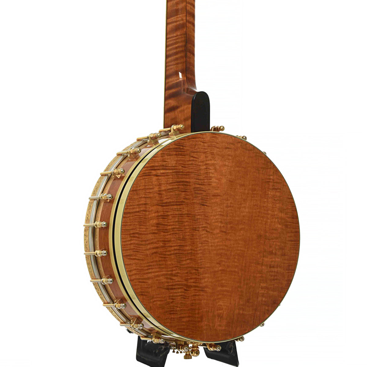 Back & Side of Ome Juggernaut Custom Openback Banjo