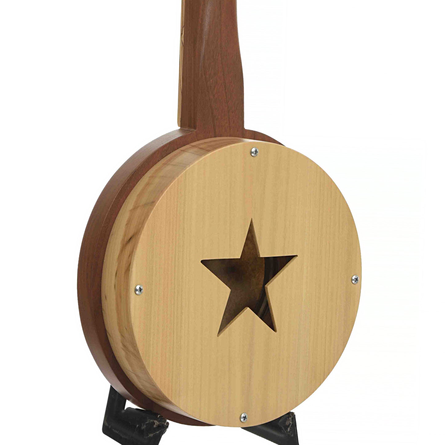 Back and side of Blue Star Mountain Banjo