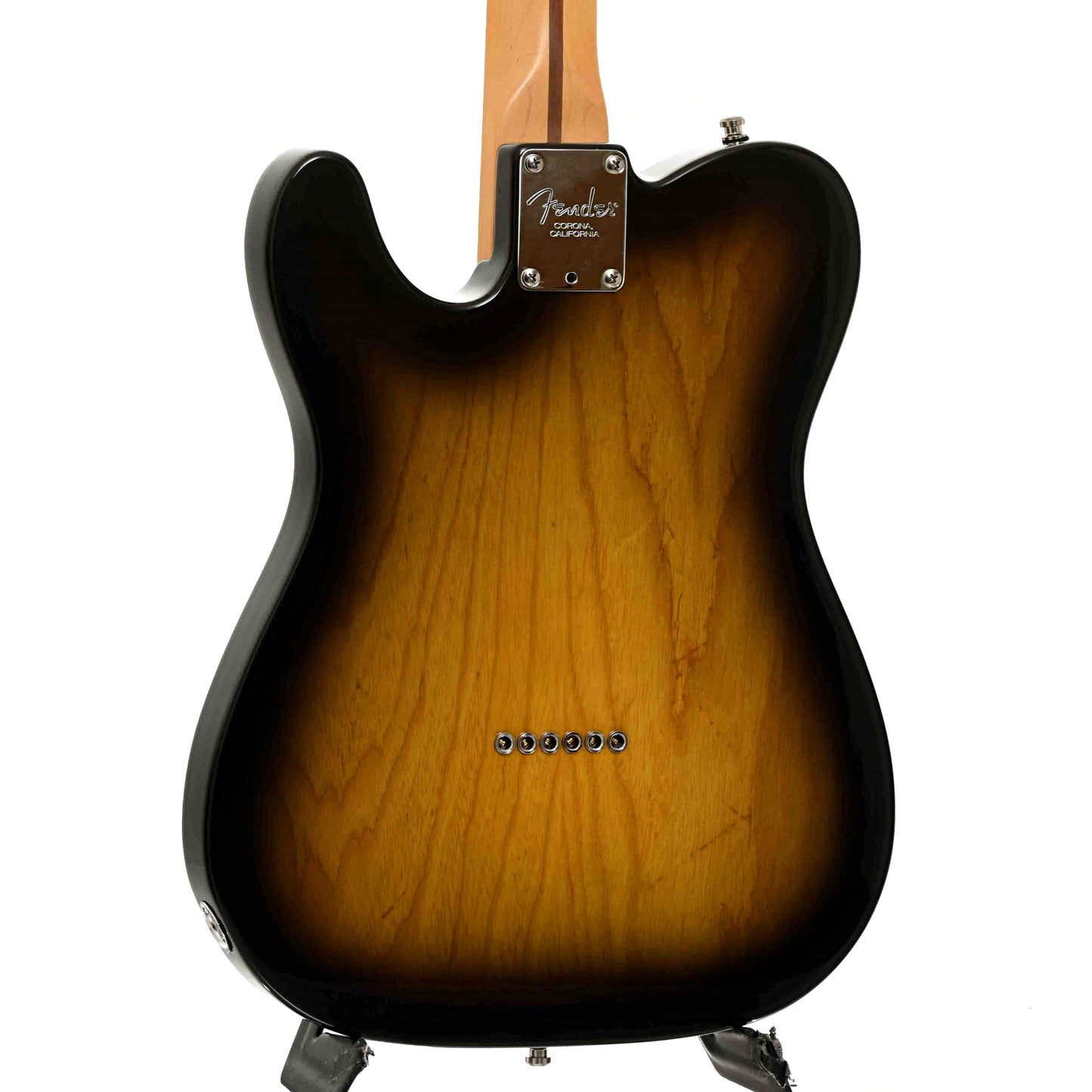 Back and side of Fender American Deluxe Ash Telecaster Electric Guitar 