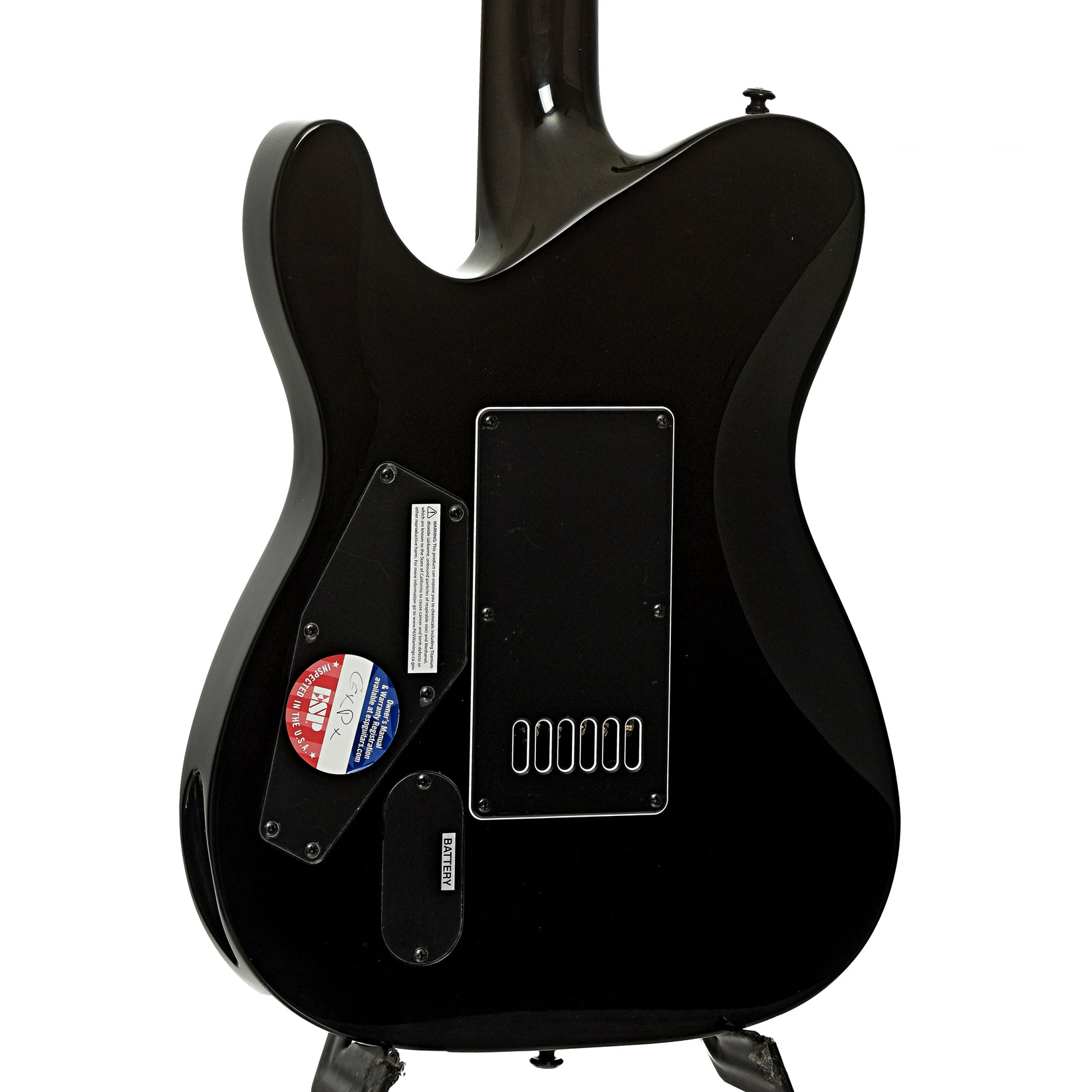 Back and side of ESP LTD TE-1000 Evertune Electric Guitar
