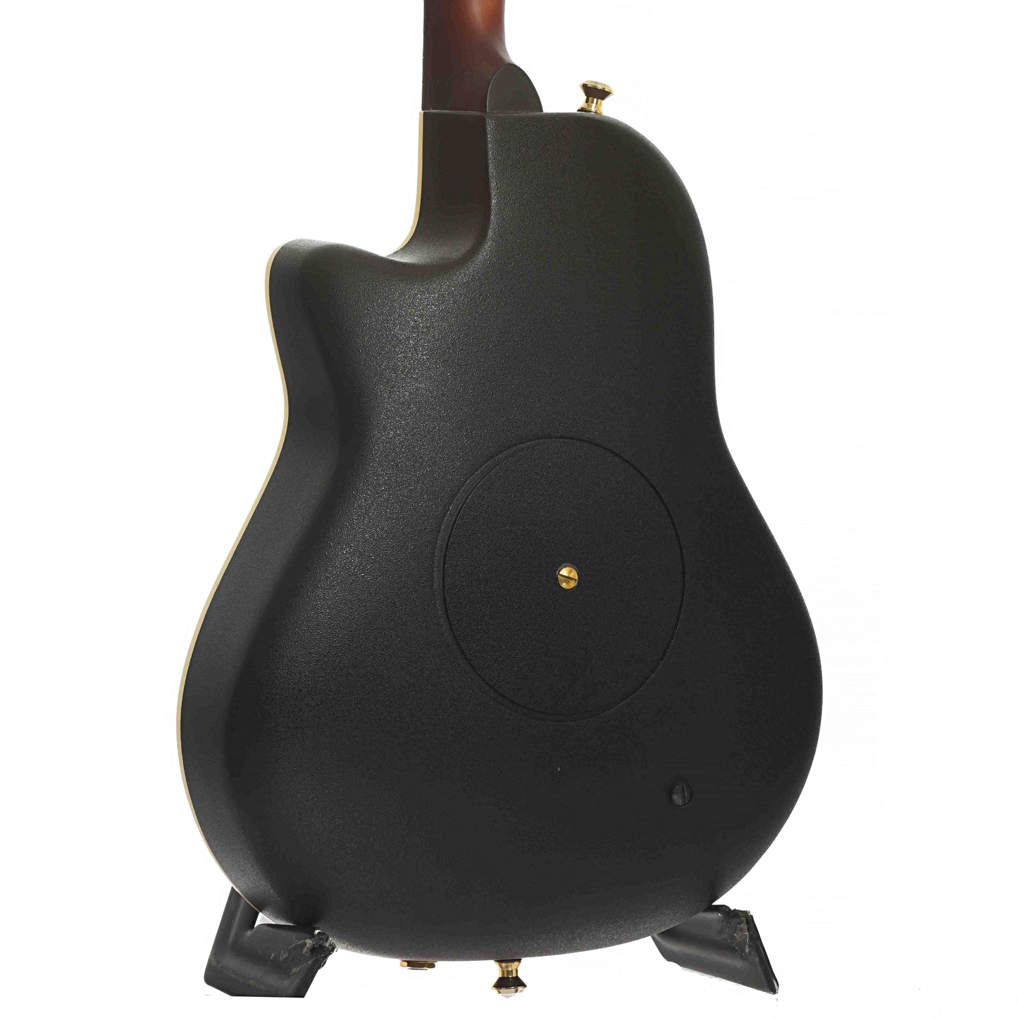 Back and side of Ovation MM68AX