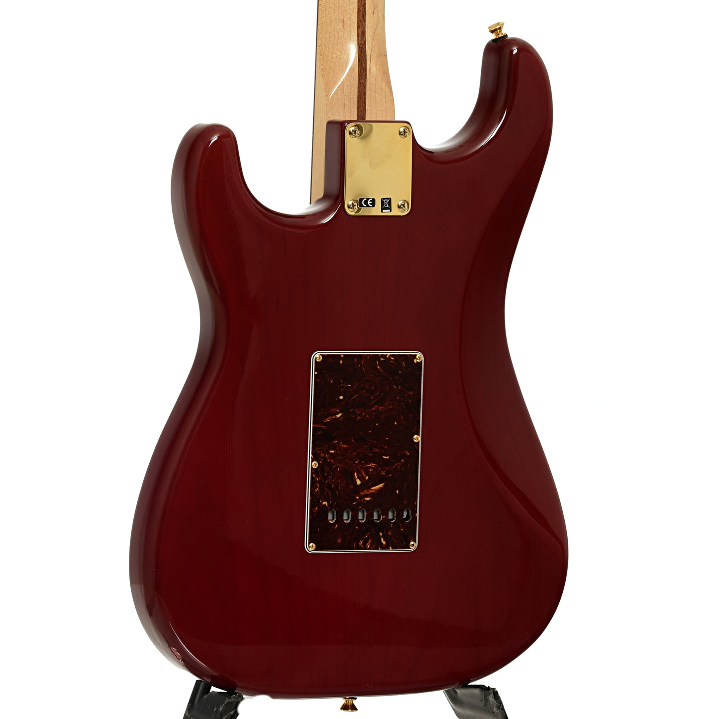 Back and side of Fender Deluxe Player Stratocaster Electric Guitar 