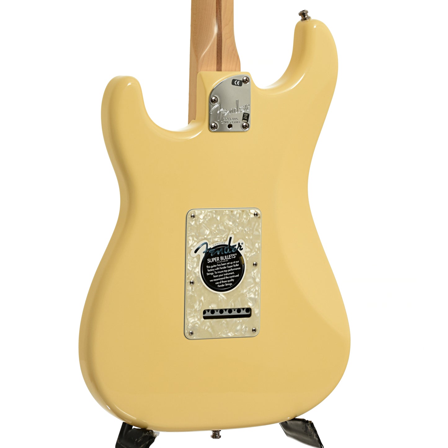 Back and side of Fender American Deluxe Stratocaster Electric Guitar 