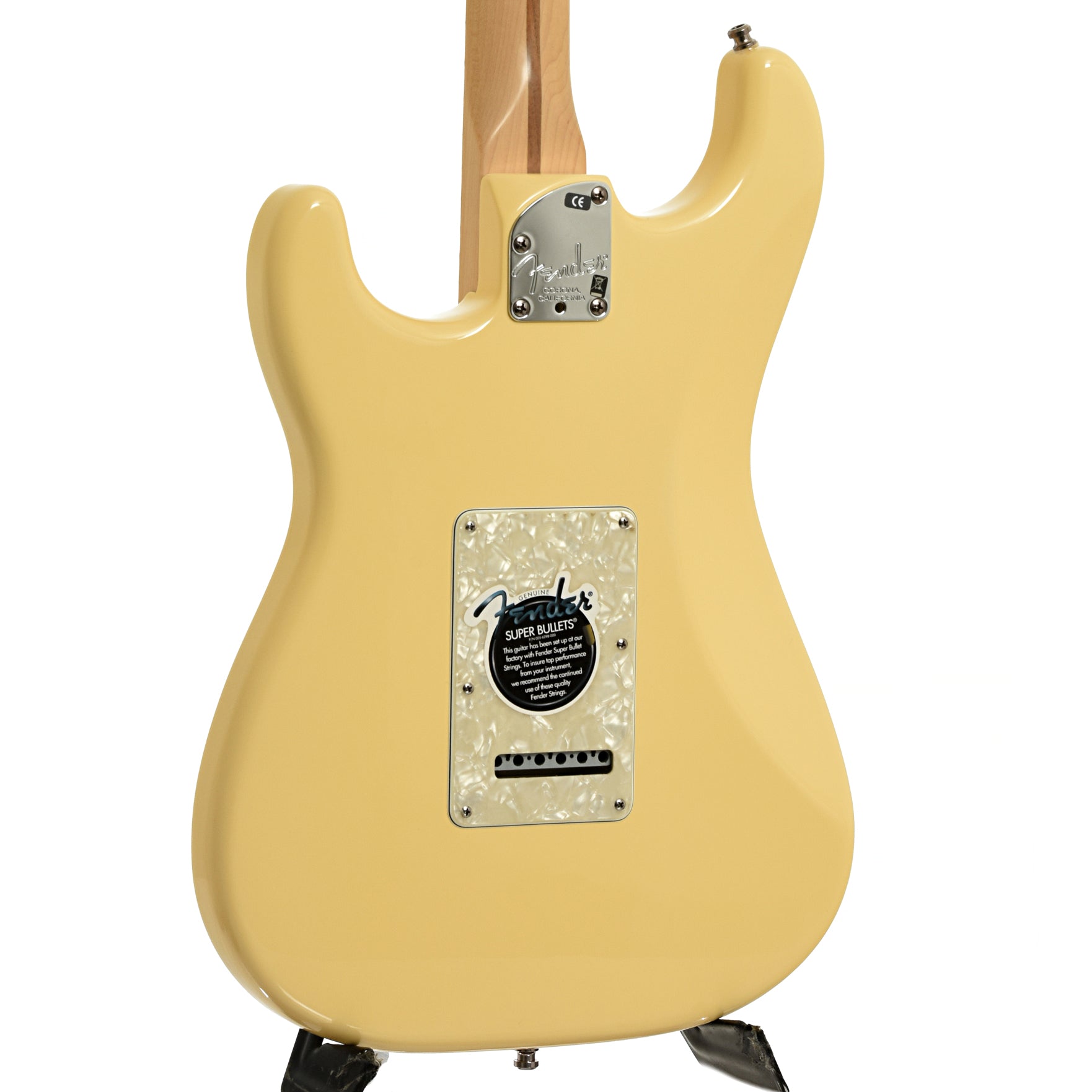 Back and side of Fender American Deluxe Stratocaster Electric Guitar 