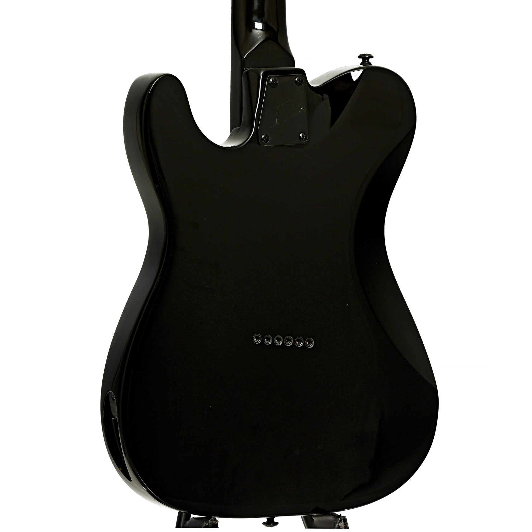Back and side of ESP LTD TE-200 Electric Guitar Black Finish