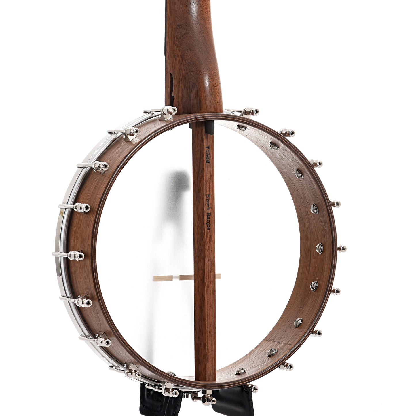 Back and side of Kevin Enoch 11" Tradesman, Walnut Neck & Rim