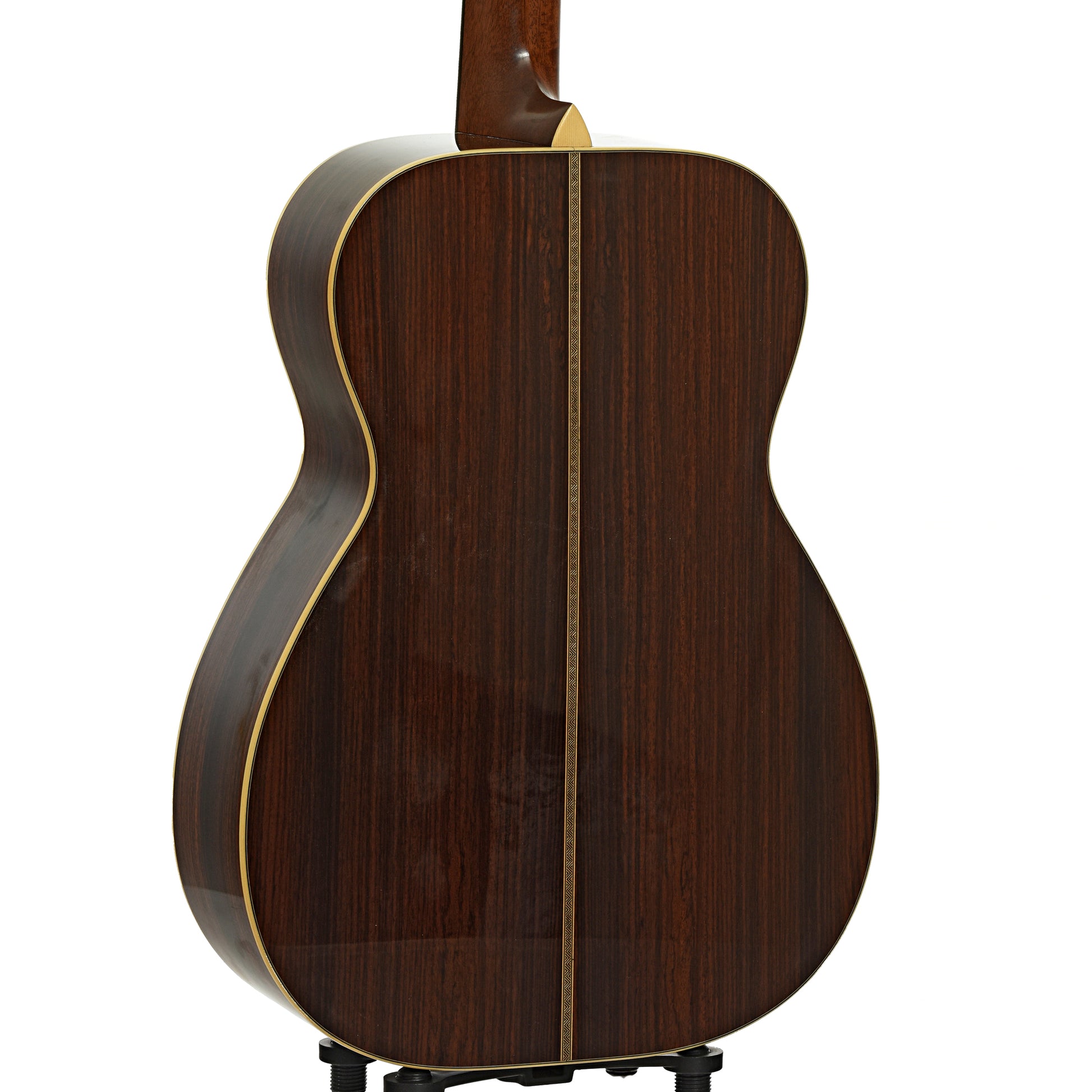 Back and side of Pre-War Guitars Co. Double Aught (00) Old Growth Indian Rosewood, Level 1