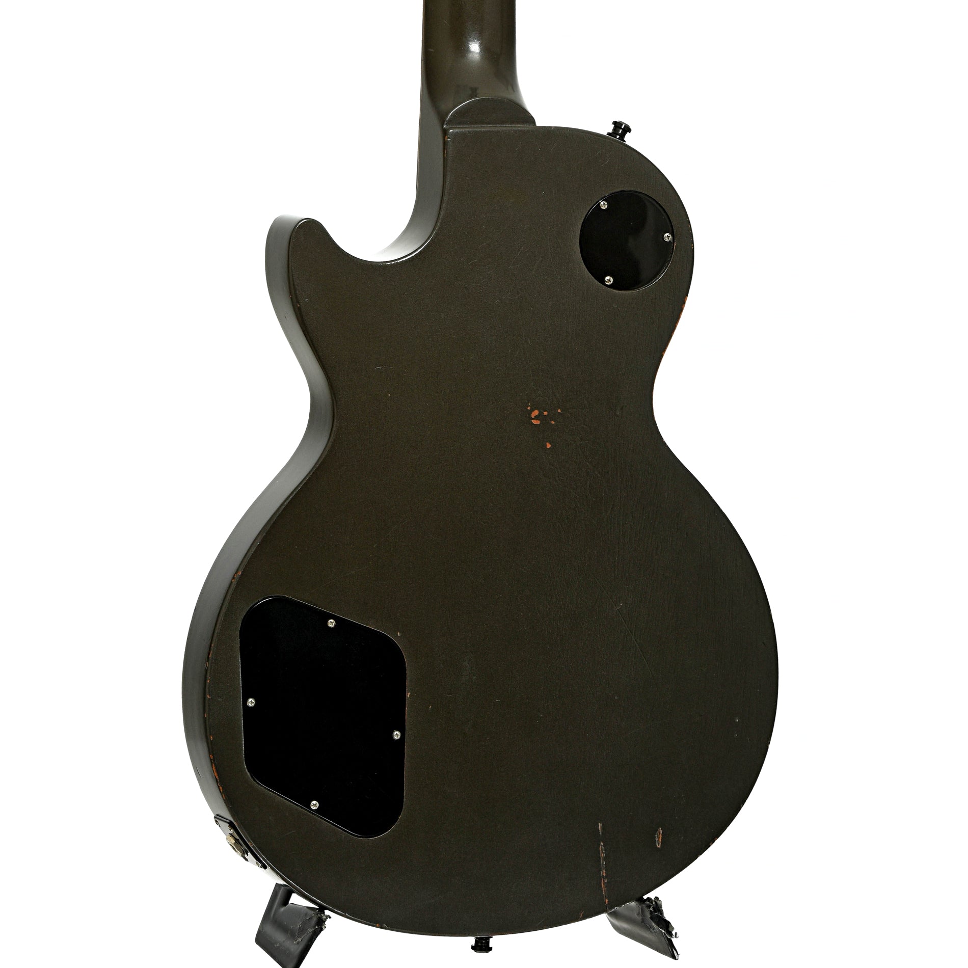 Back and side of Gibson Government Series Les Paul Gunmetal Grey Electric Guitar