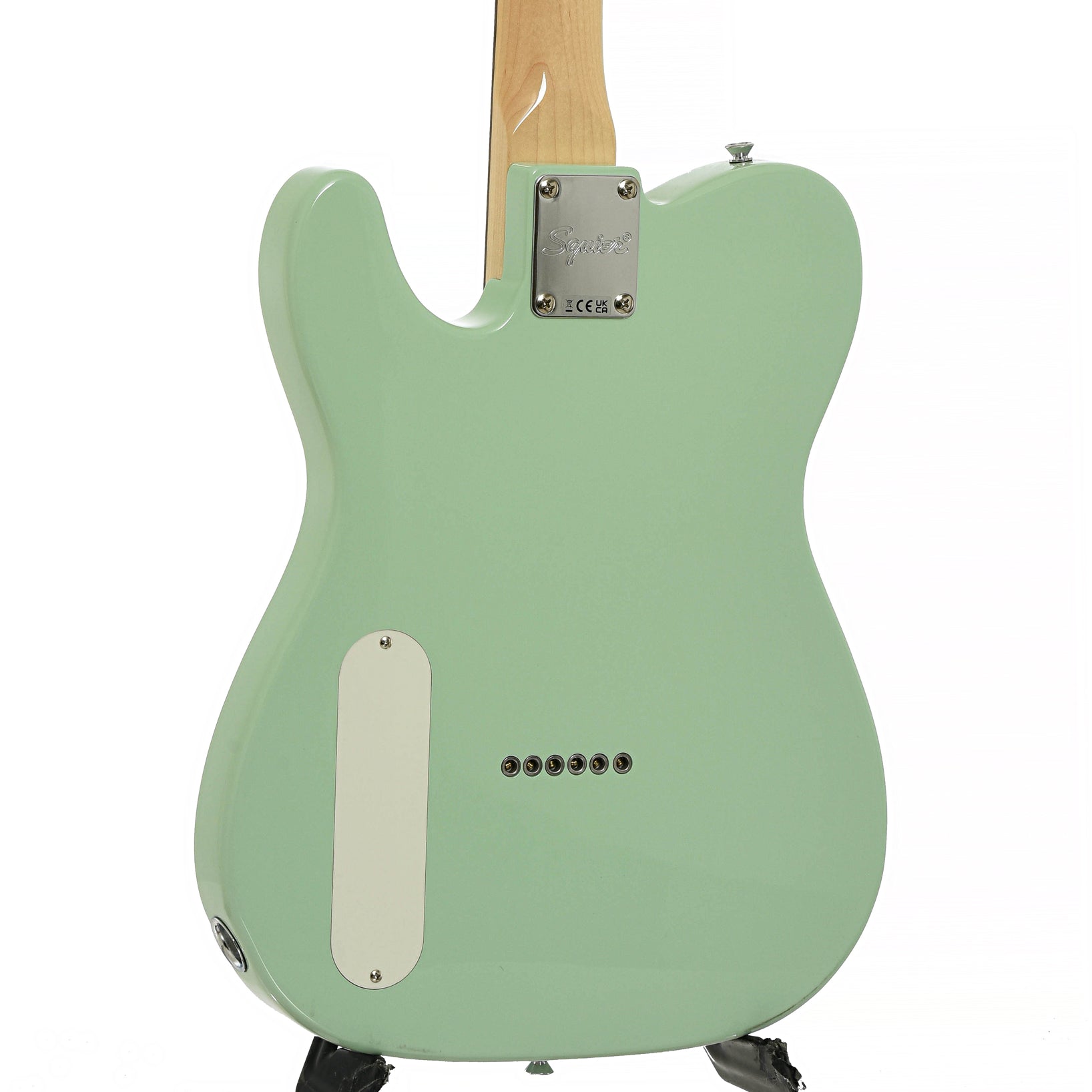 Back and side of Fender Squier Paranormal Baritone Cabronita Telecaster Electric Guitar