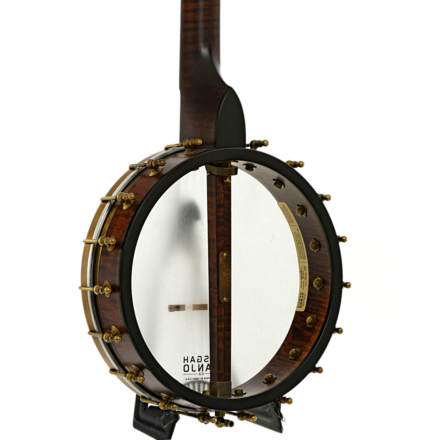 Back and side of Pisgah Wonder Maple 11" Open Back Banjo