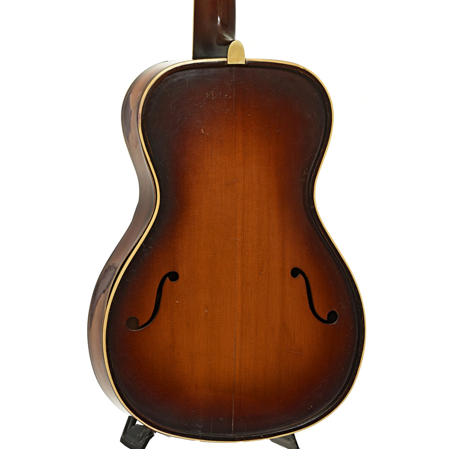 Back and side of Vivi-Tone Archtop Acoustic Guitar