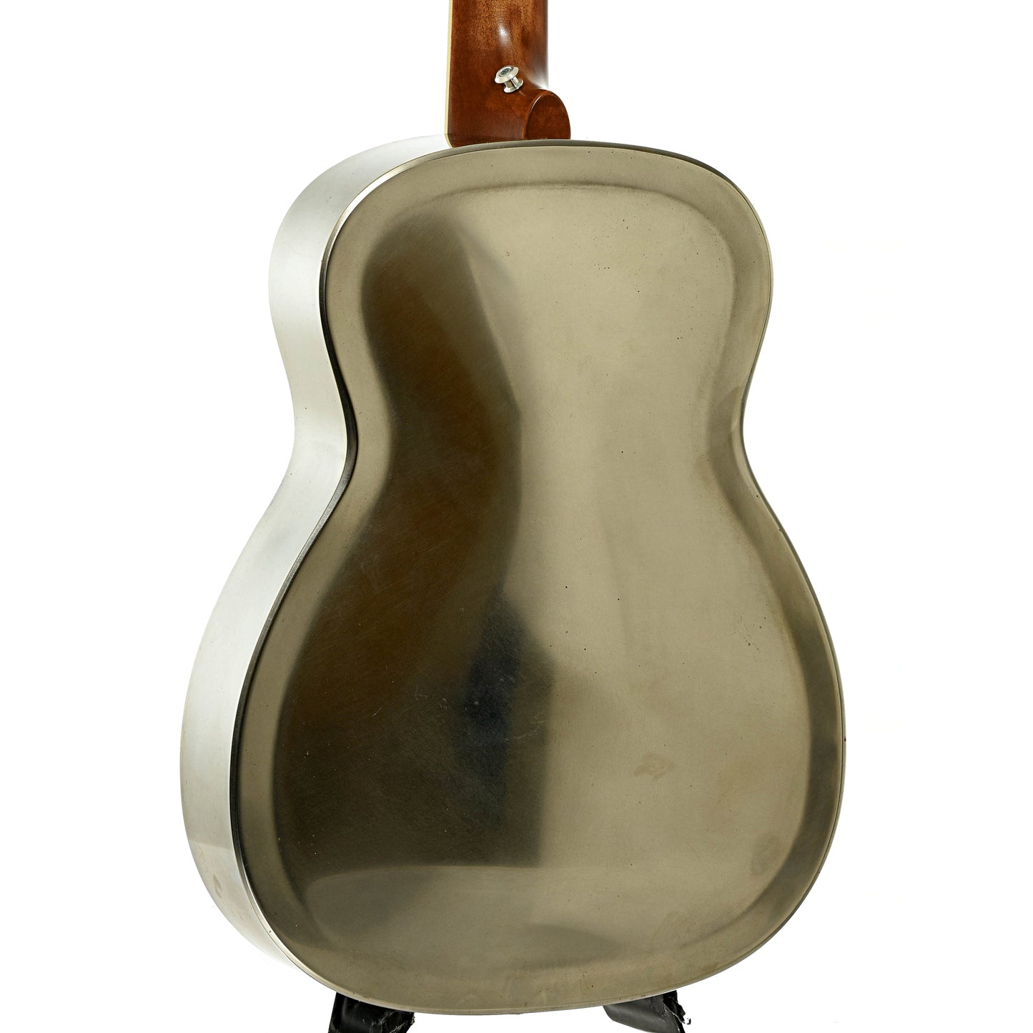 Back and side of National Raw Steel 14-Fret Resonator Guitar