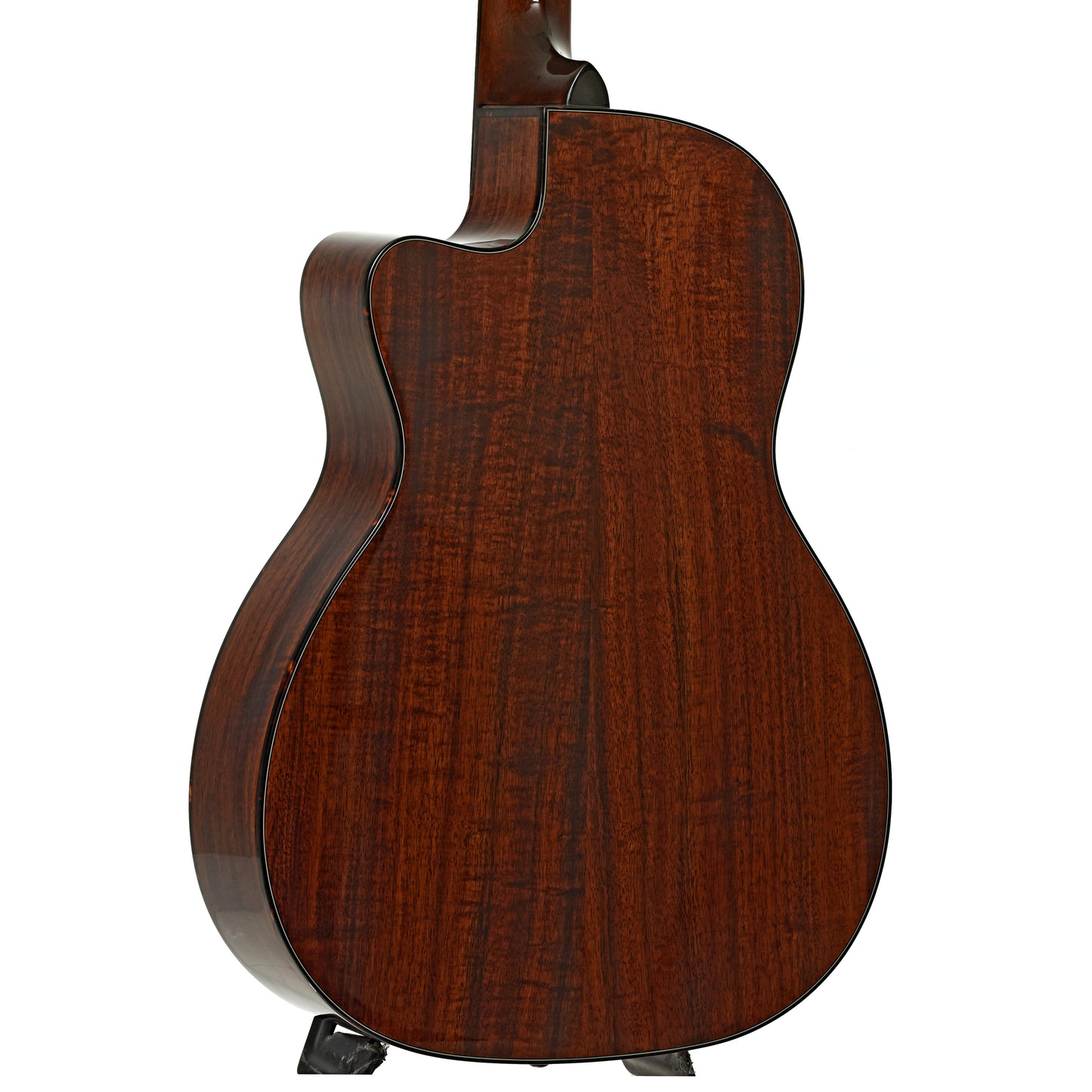 Back and side of Recording King Koa 00 Cutaway Acoustic Guitar