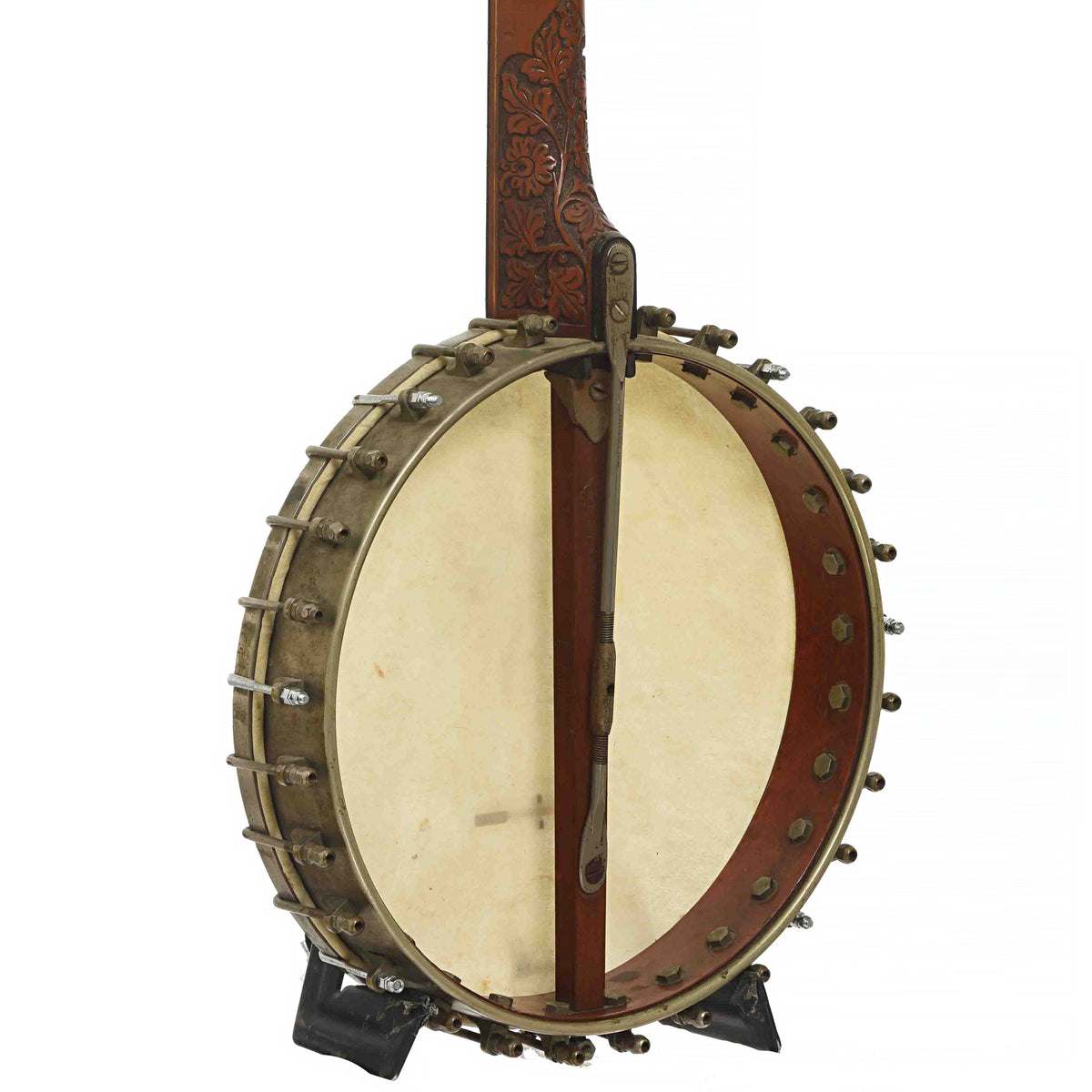 Back & Side of S.S. Stewart Thoroughbred No.1 Openback Banjo