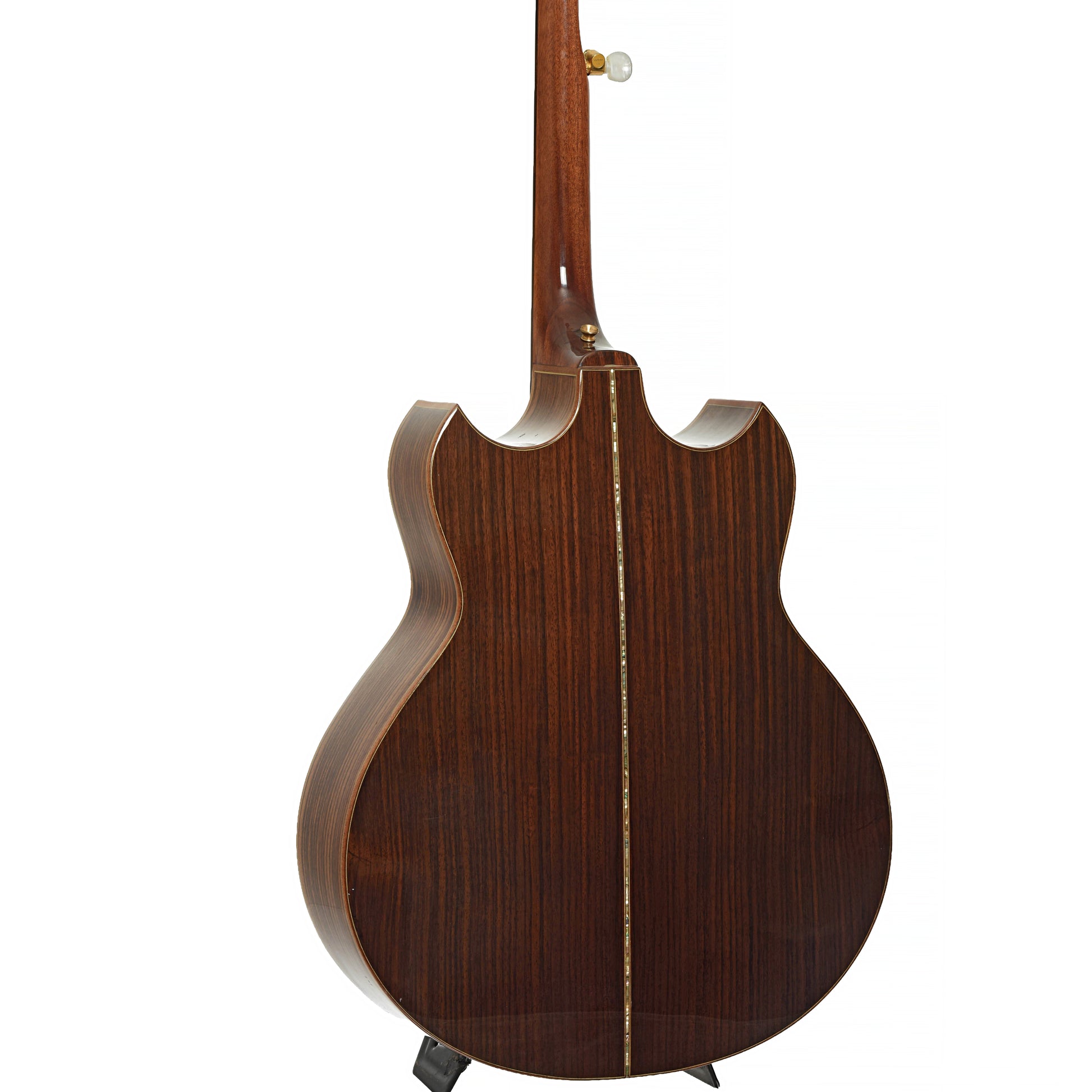 Back and side of Doc Fossey Model 2 Banjitar