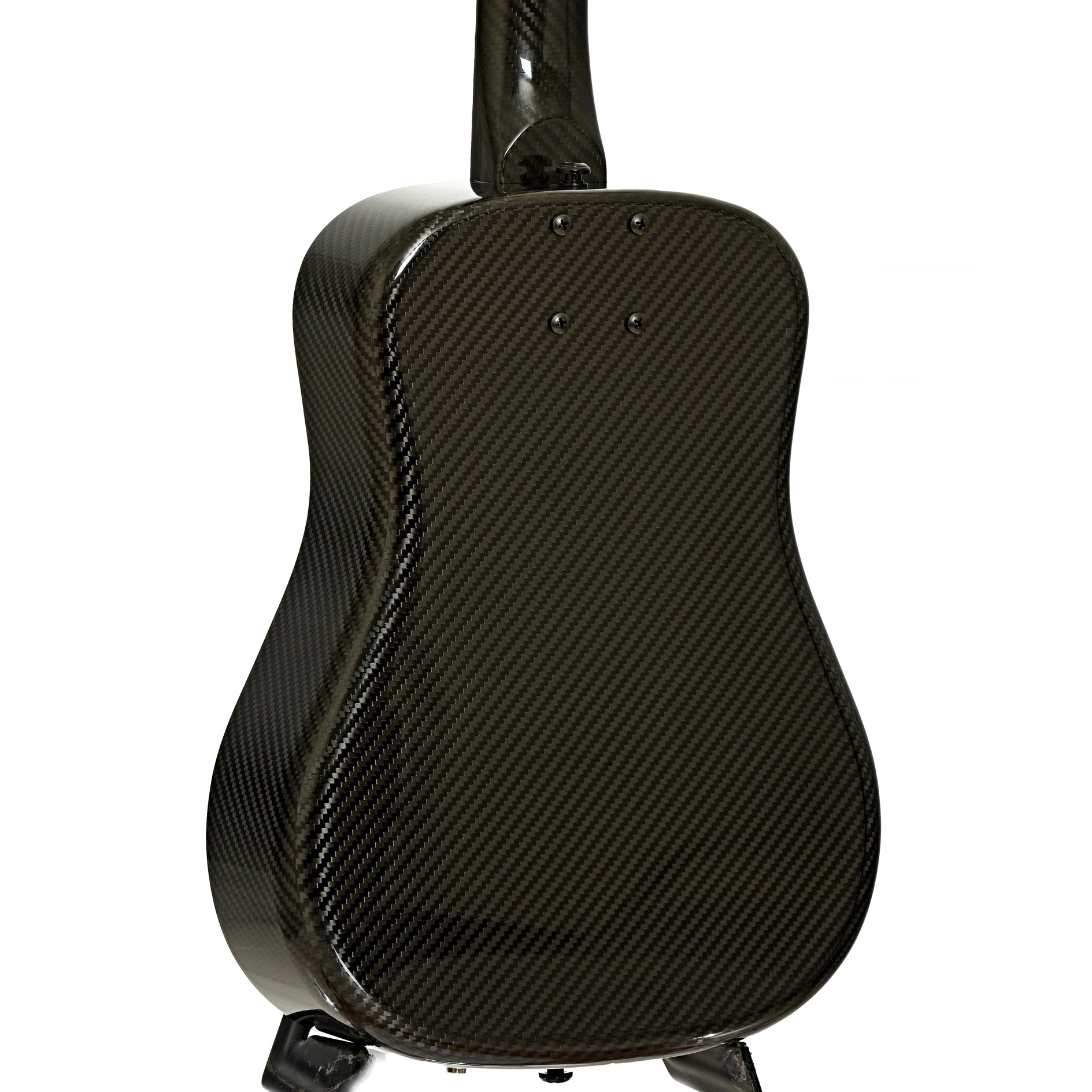 Back and side of KLOS Full Carbon Acoustic-Electric Travel Guitar, B-Stock