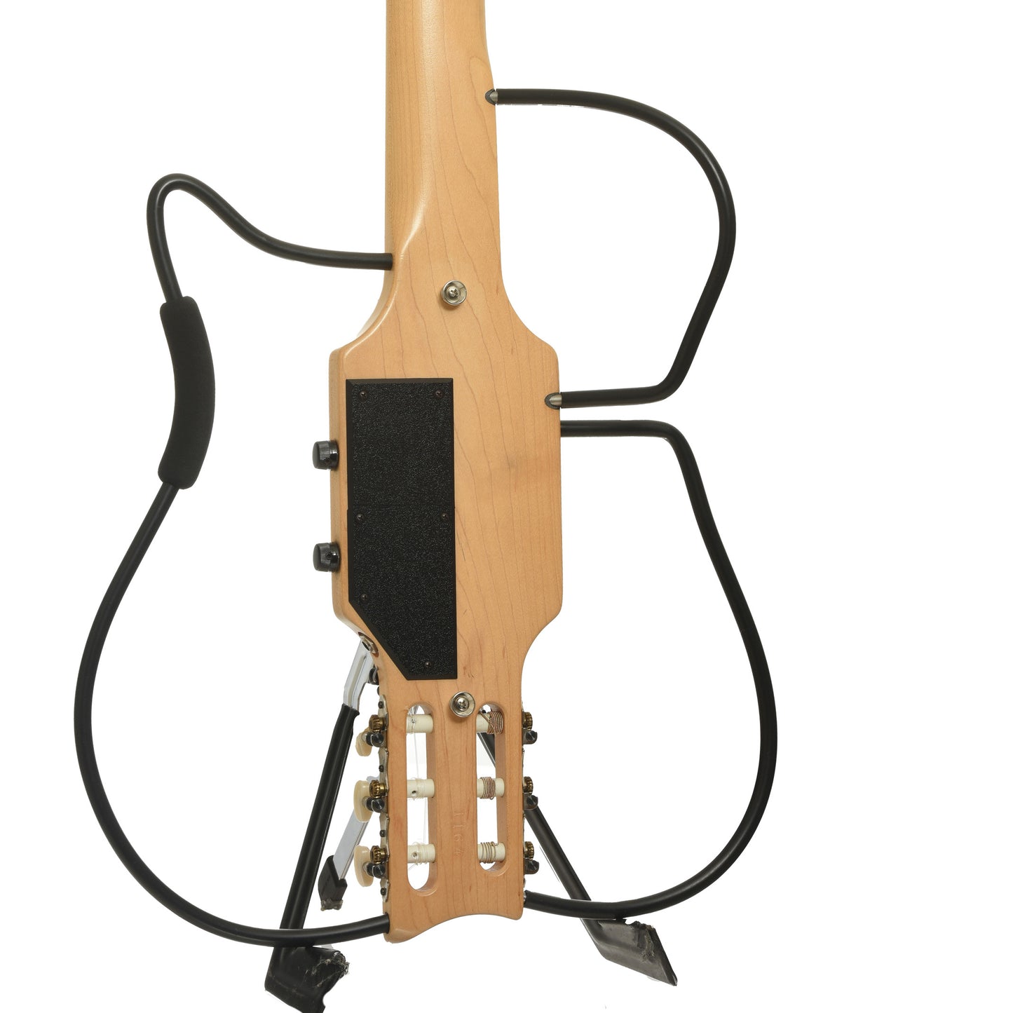 Back and side of Wright SoloEtte Nylon Travel Guitar 