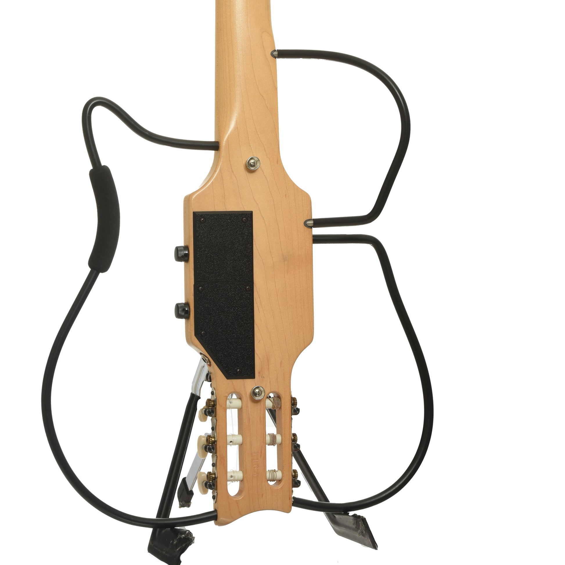 Back and side of Wright SoloEtte Nylon Travel Guitar 