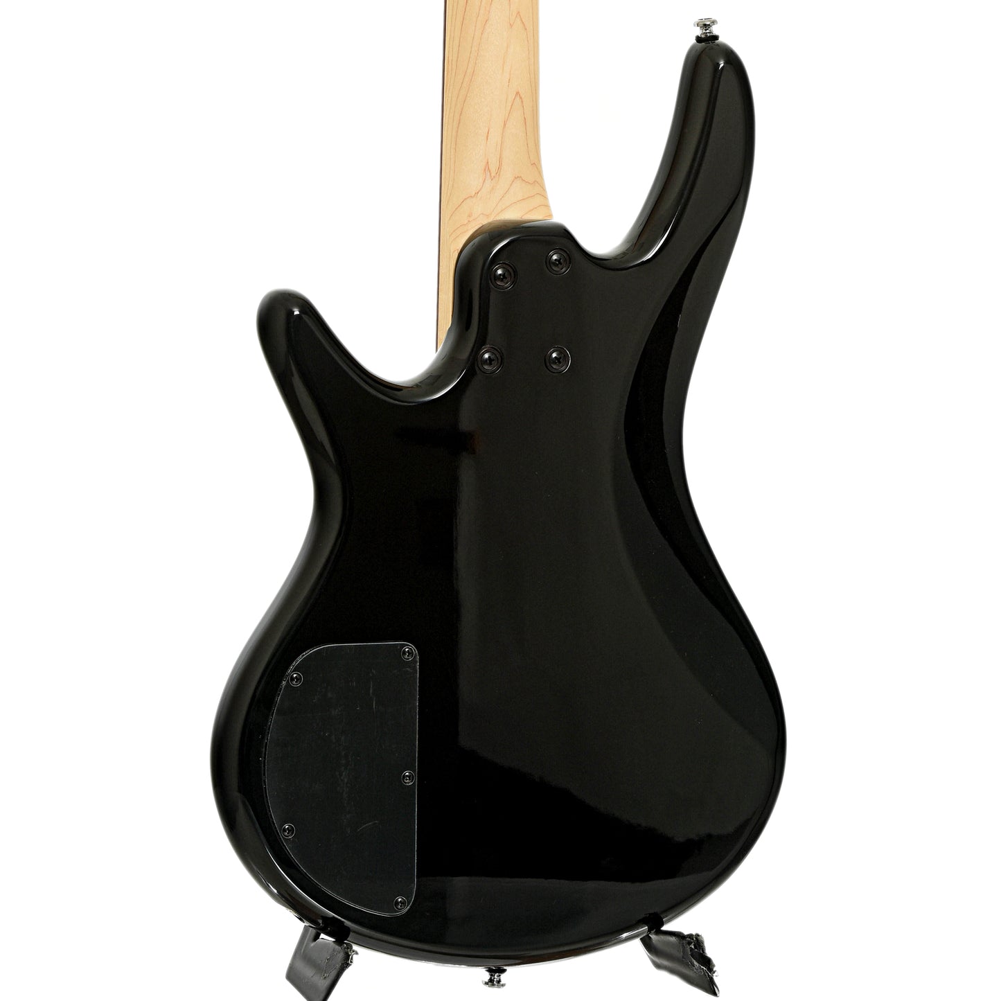 Back and side of Ibanez Gio GSR100EX Electric Bass Guitar, Black