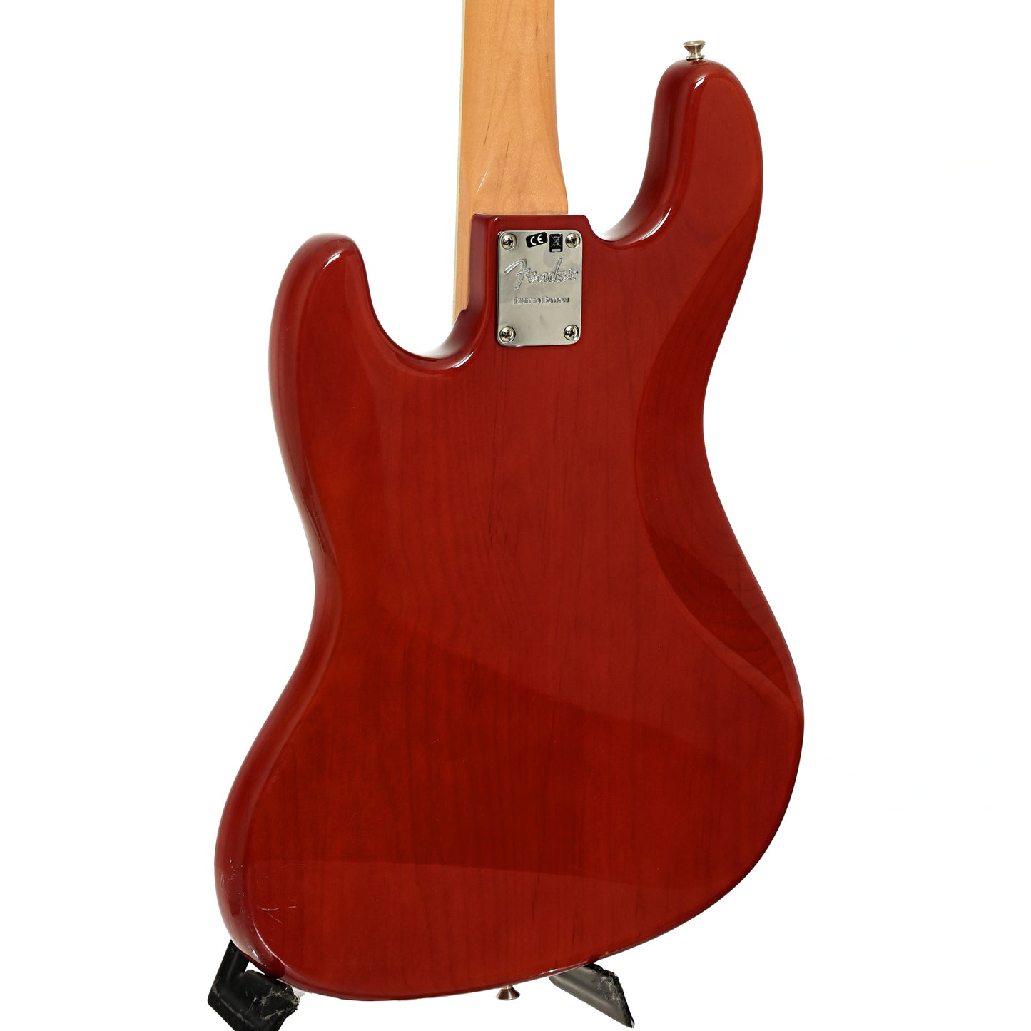 Back and side of Fender Rarities Series Flame Ash Top American Original '60s Jazz Bass