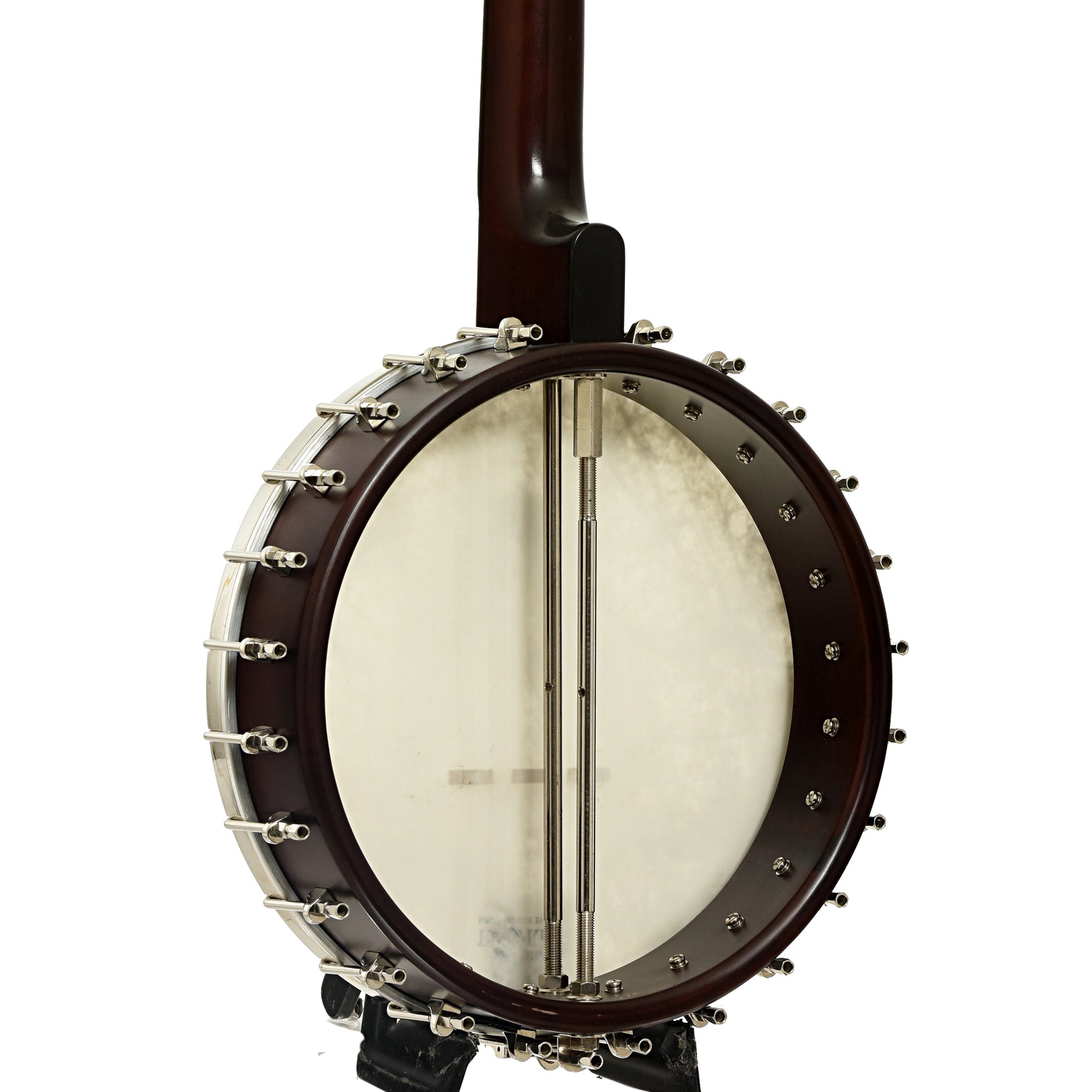 Back and side of Recording King OT-25 Madison Openback Banjo