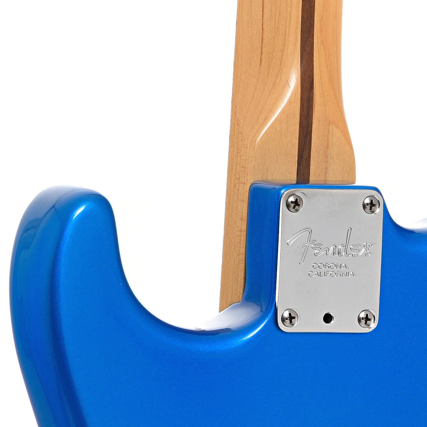 Neck joint of Fender American Series Stratocaster Electric Guitar (2001)