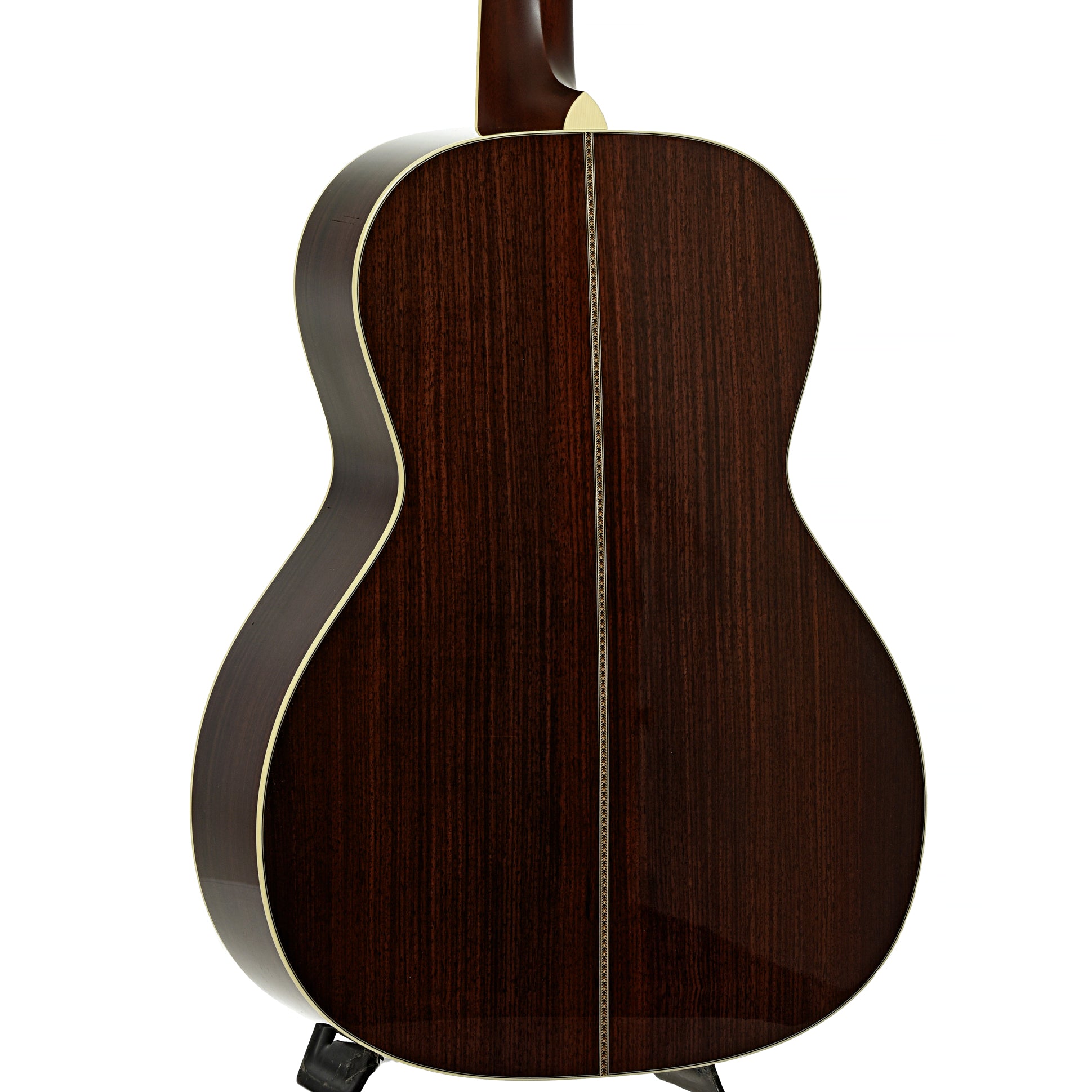 Back and side of Santa Cruz Custom H Model Acoustic Guitar