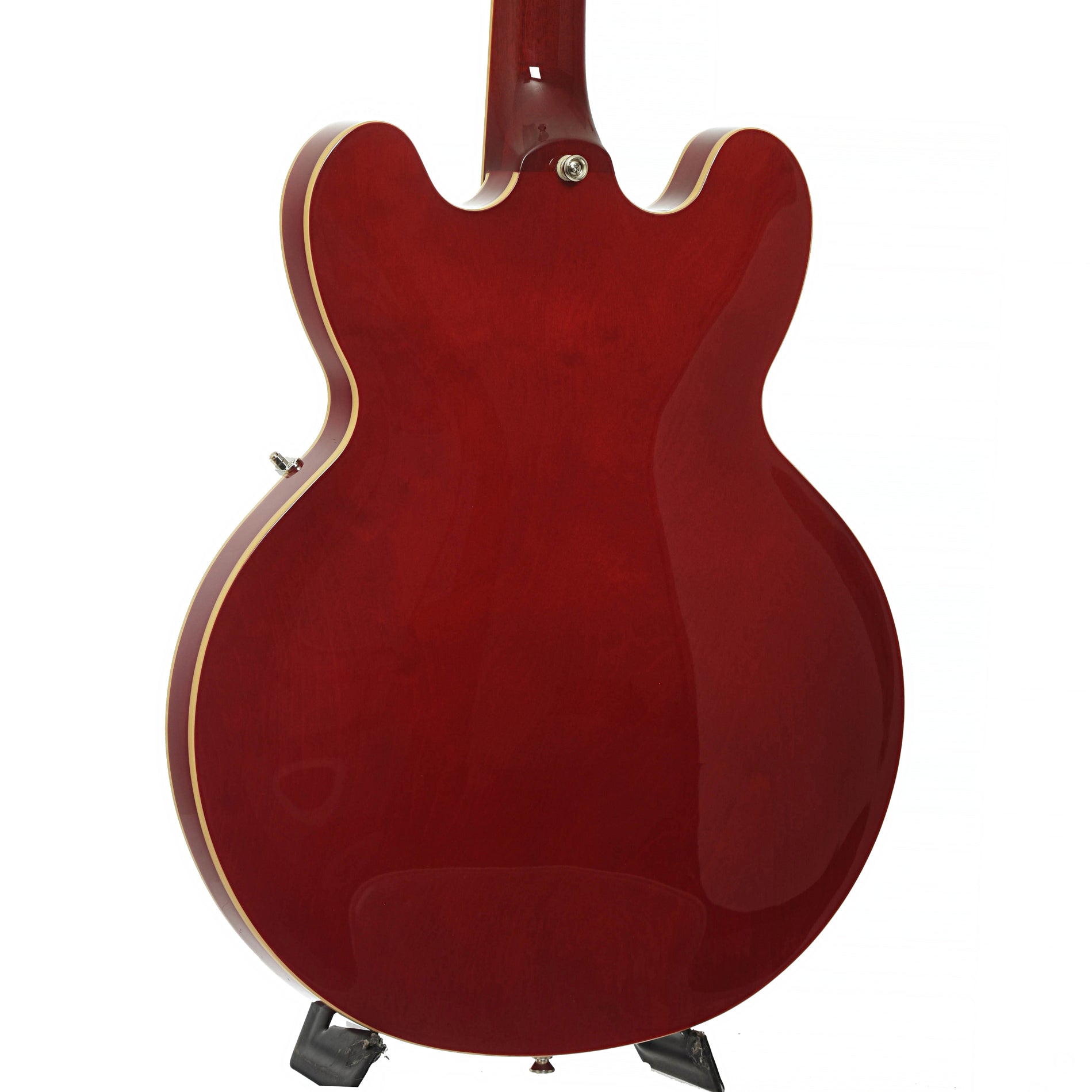 Back and side of Epiphone ES-335 Semi-Hollowbody Electric Guitar, Cherry