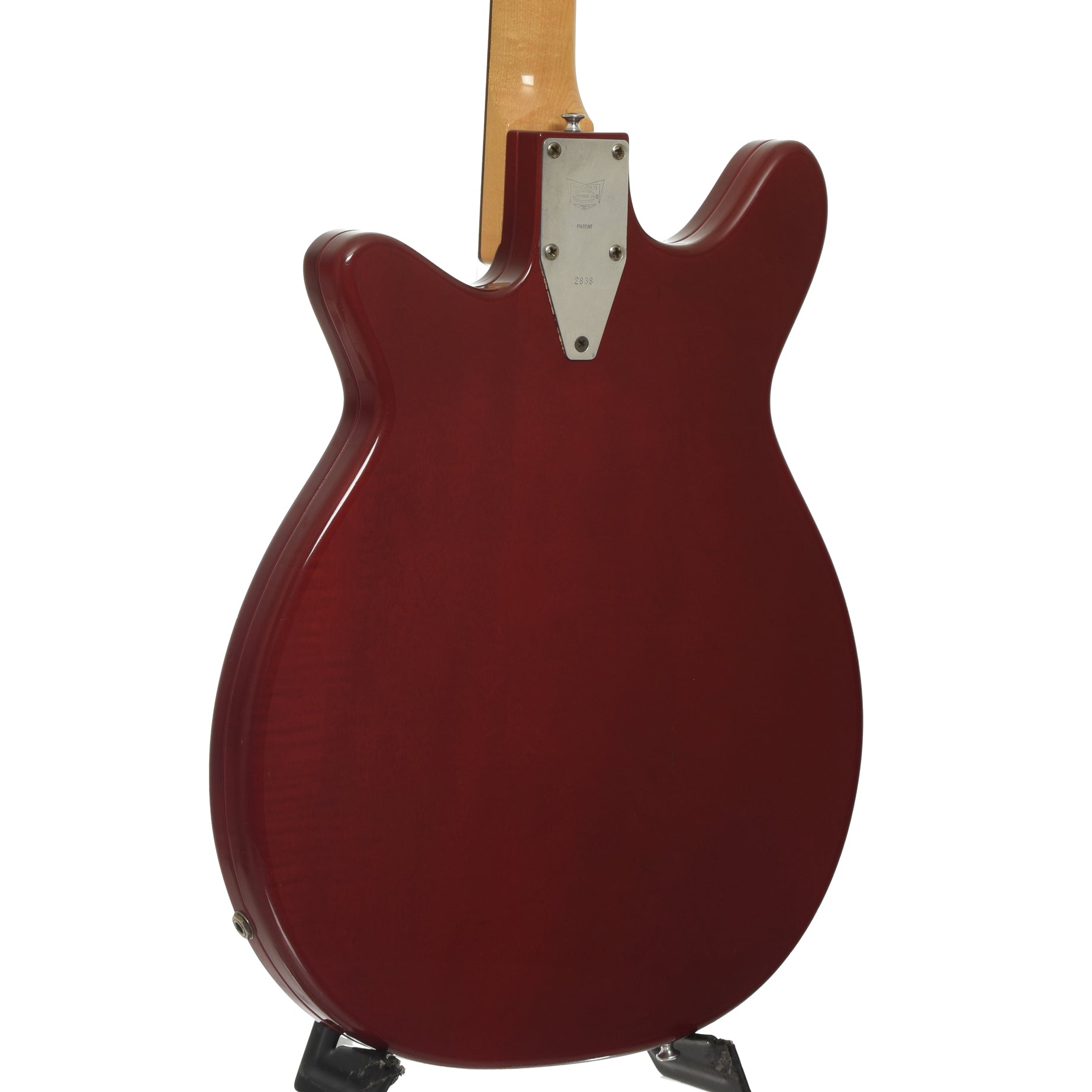 back and side of Microfrets Stage II Electric Guitar 