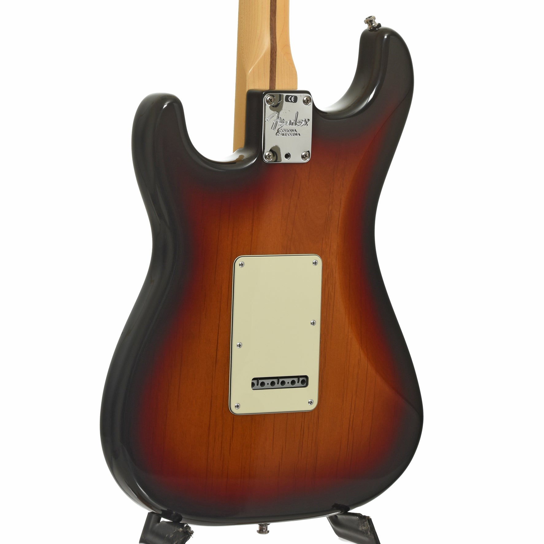 Back and side of Fender American Deluxe Stratocaster Electric Guitar