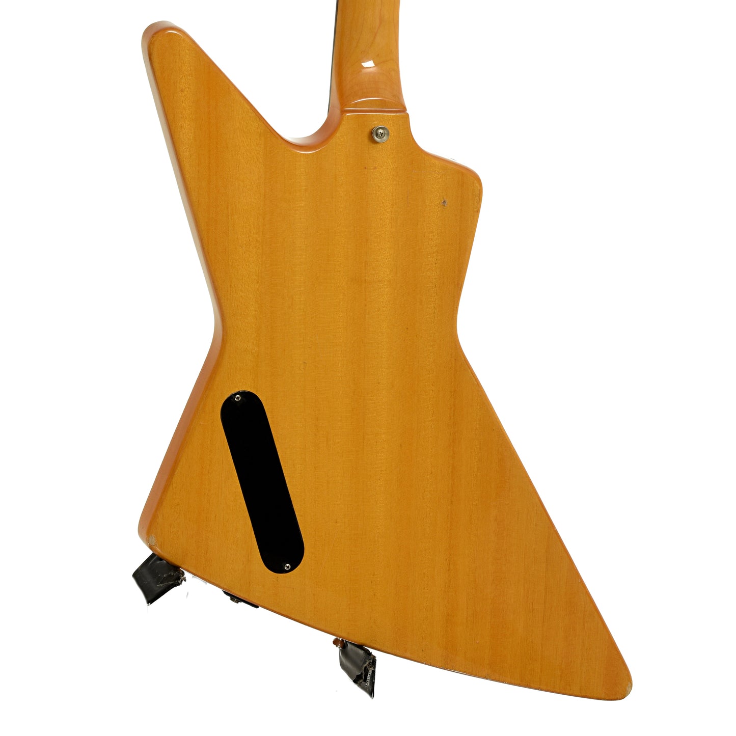 Back and side of Epiphone '58 Korina Explorer Electric Guitar 