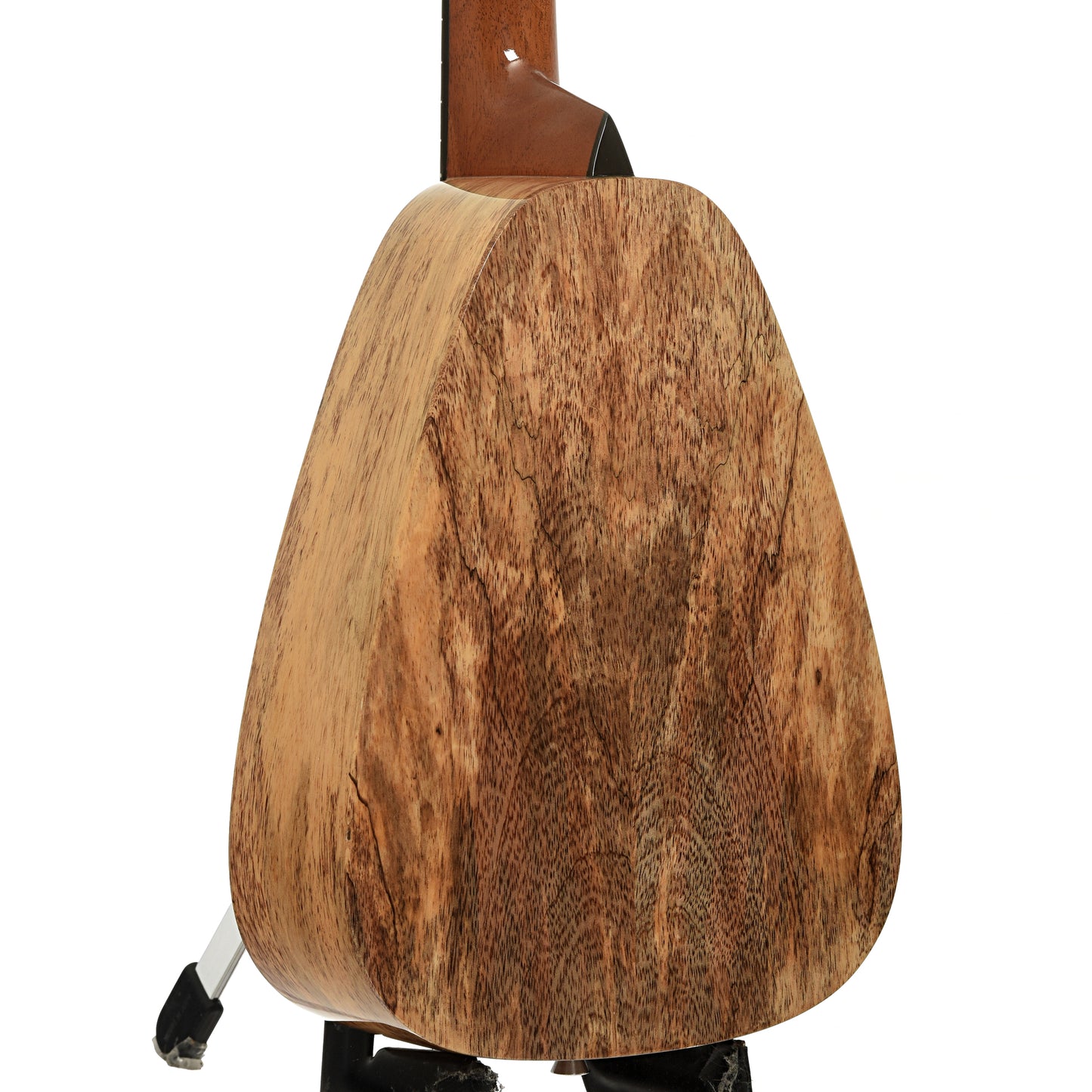Back and side of Romero Creations Tiny Tenor Spalted Mango Ukulele