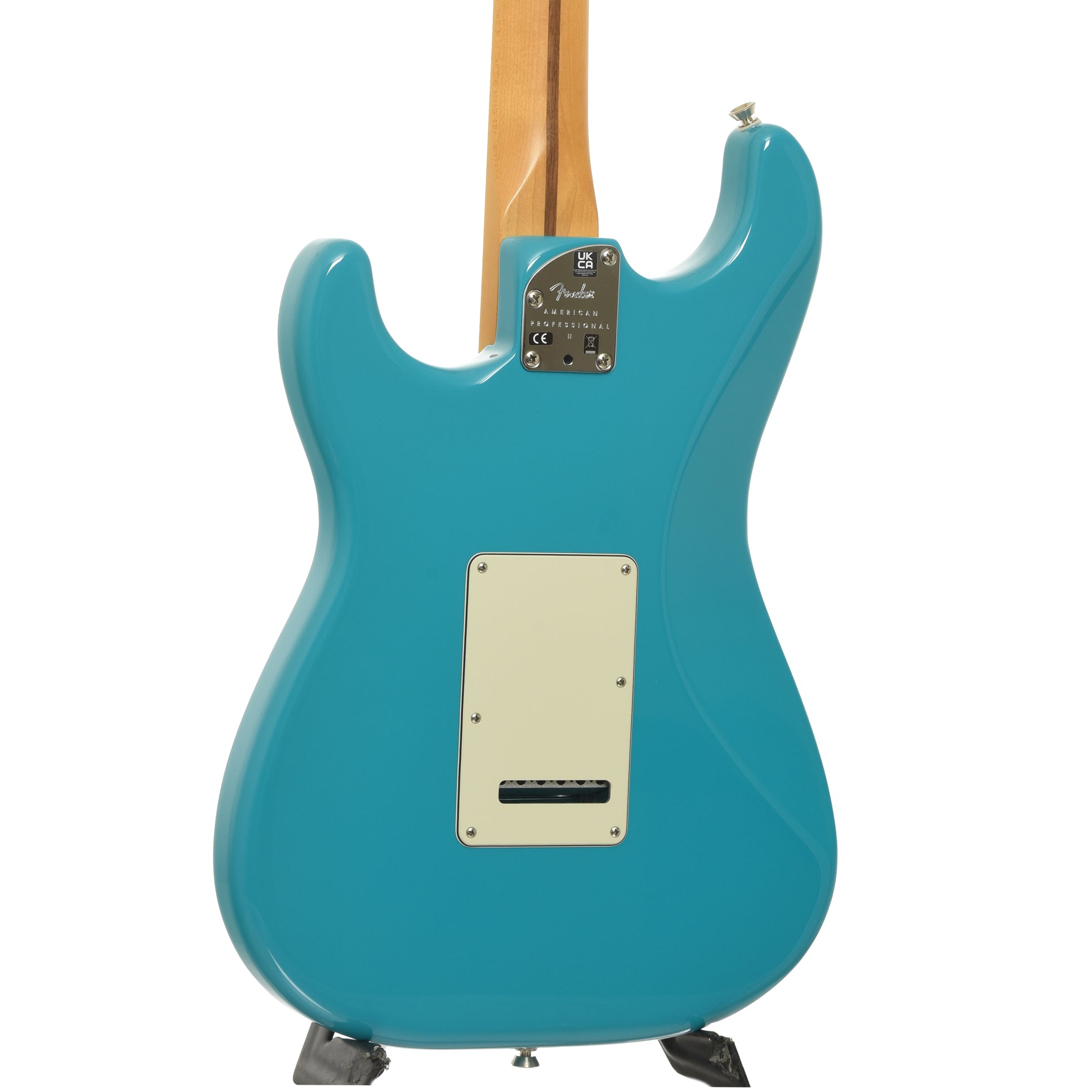 Back and side of Fender American Professional II Stratocaster Electric Guitar
