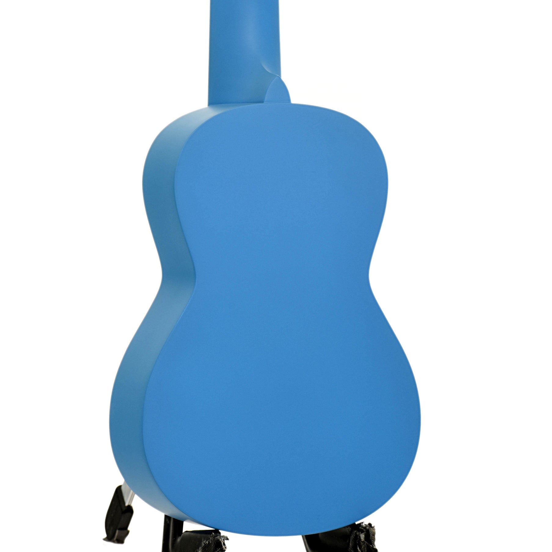 Back and side of Ohana SK-10 Soprano Ukulele, Blue