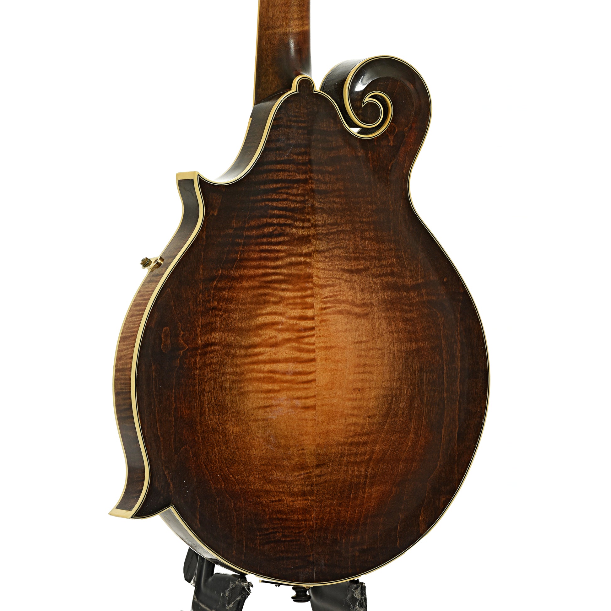 Back and side of Newson F-5 Fern Mandolin 