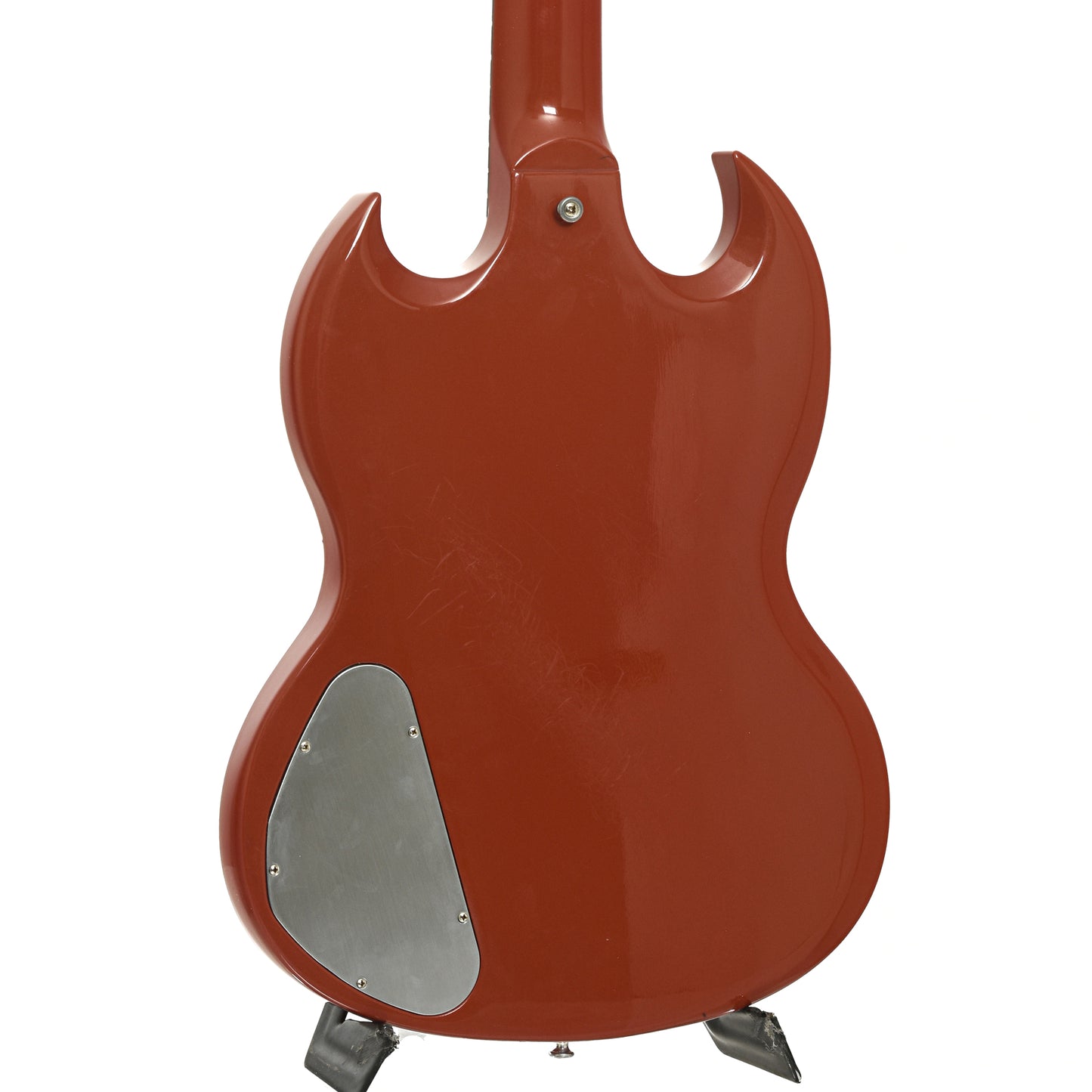 Back and side of Gibson Limited Edition SG Platinum Electric Guitar