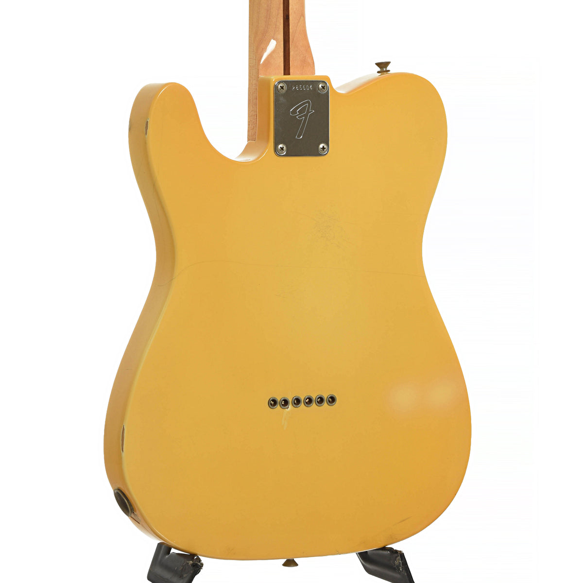 Back and side of Fender Telecaster Electric Guitar