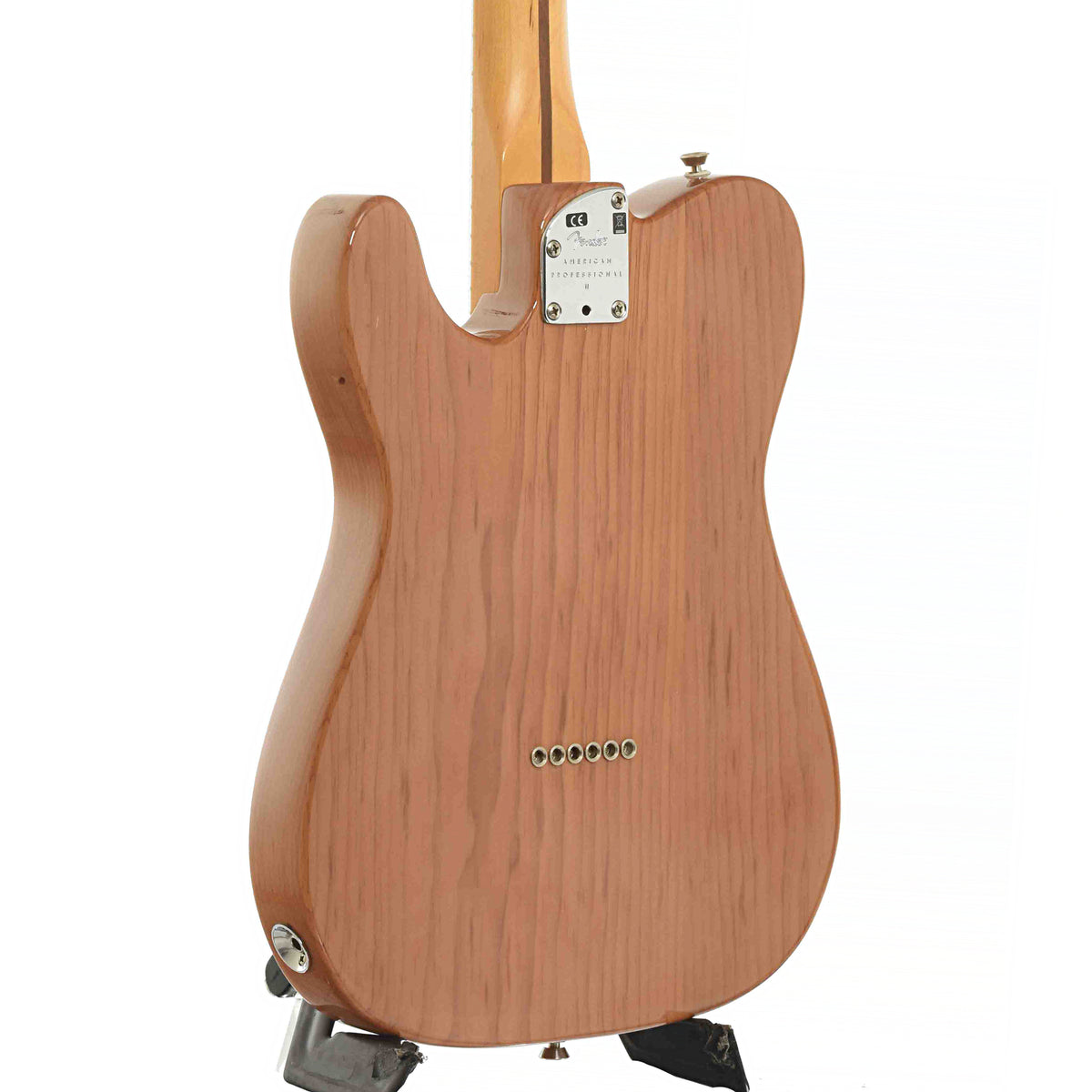 Back and side of American Professional II Roasted Pine Telecaster