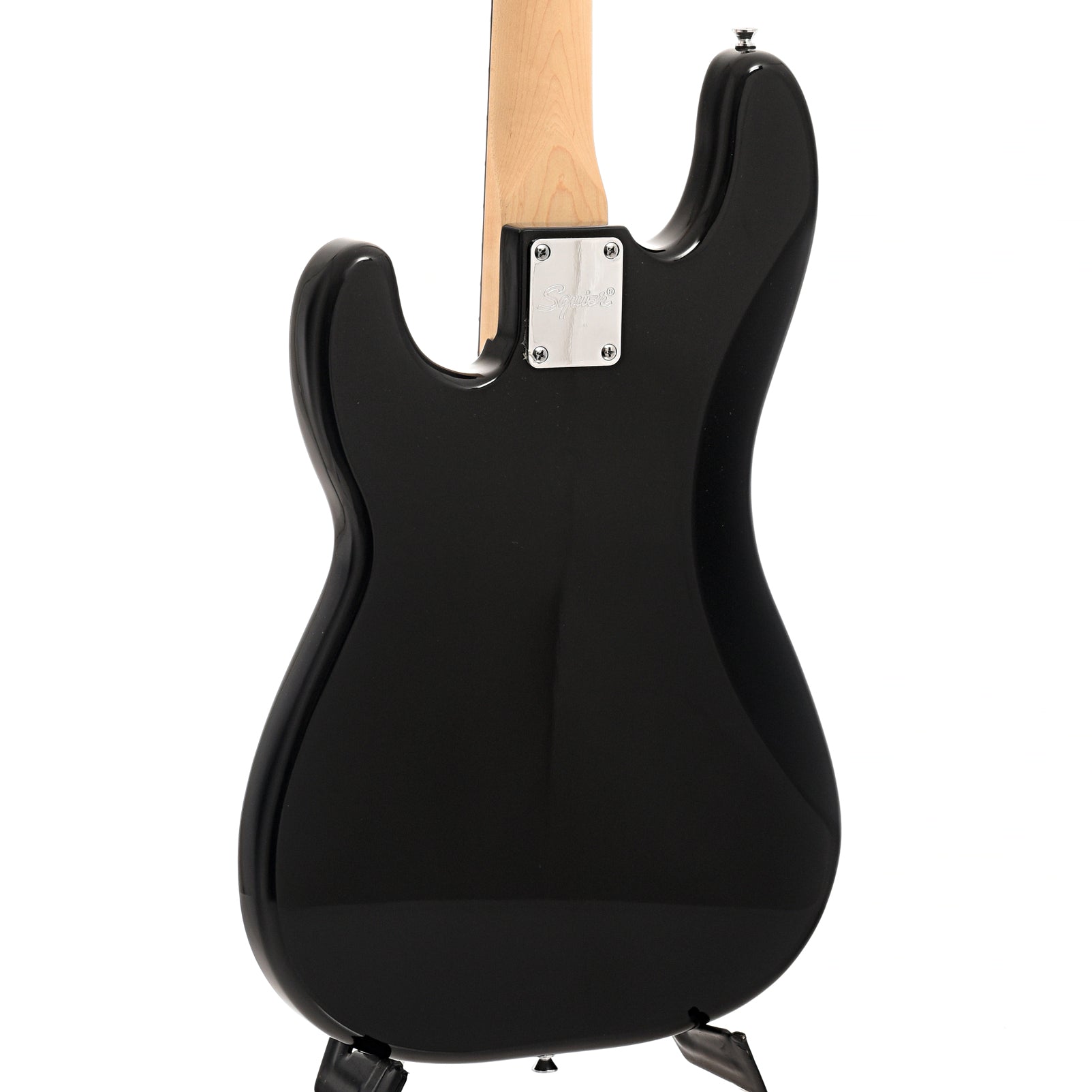 Back and side of Squier Sonic Precision Bass, Black