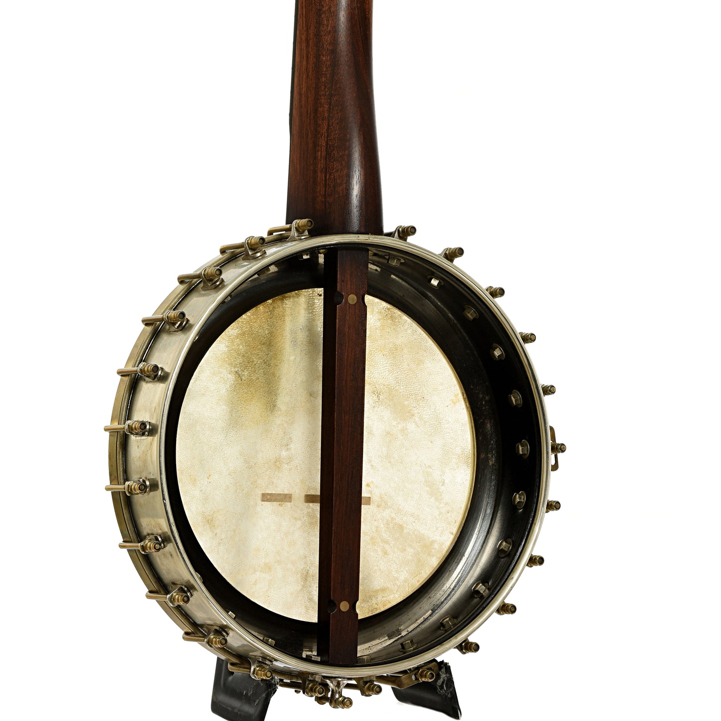 Back and side of Buckbee-Style Open Back Banjo