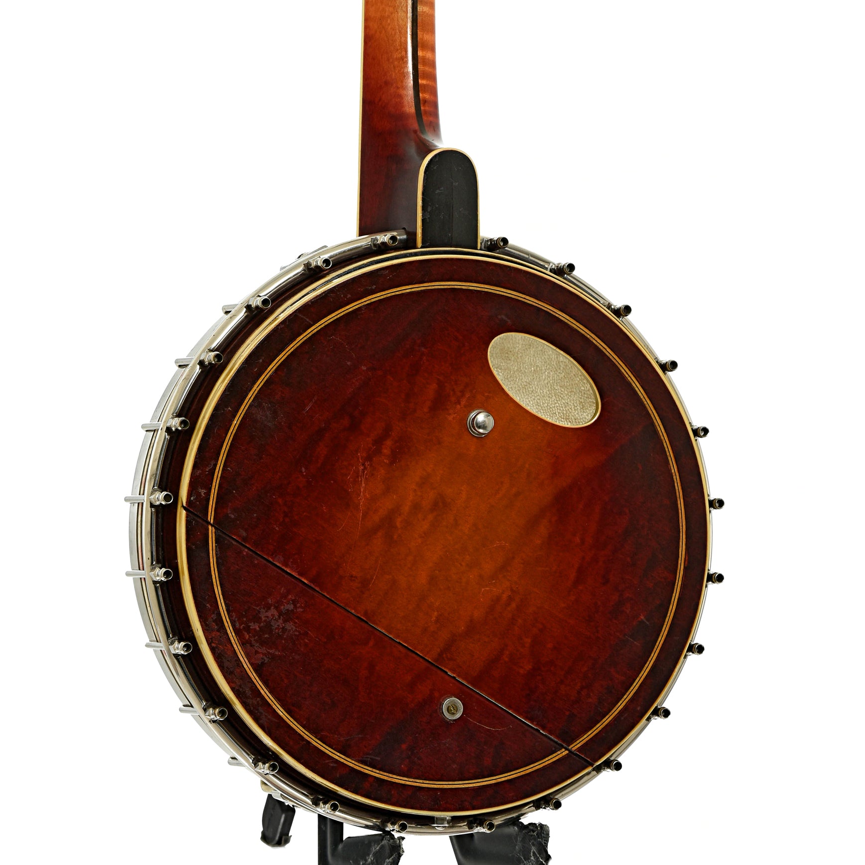 Back and side of Gibson TB Tenor Banjo