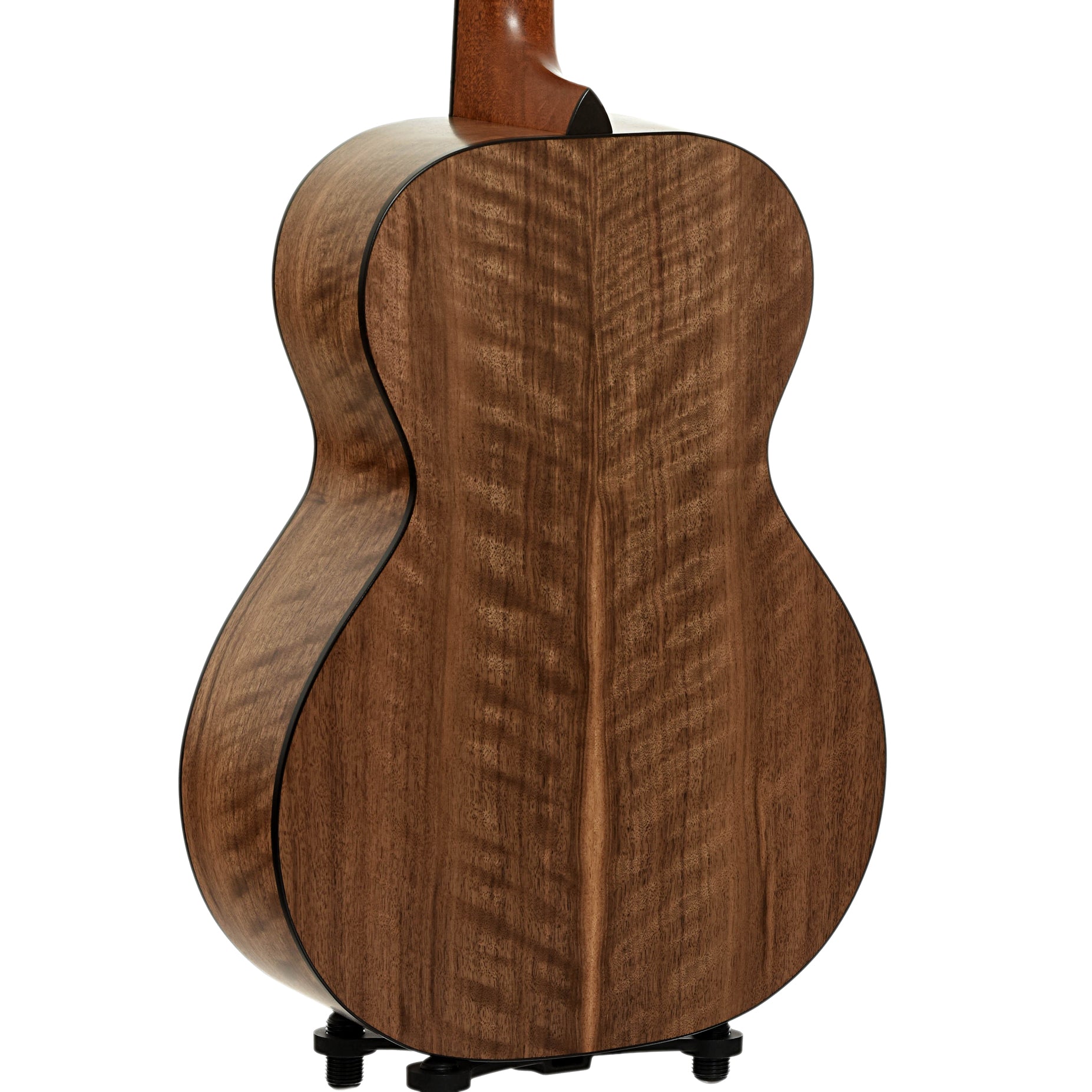 Full back and side of Cirrus Single 0 Walnut Acoustic Guitar