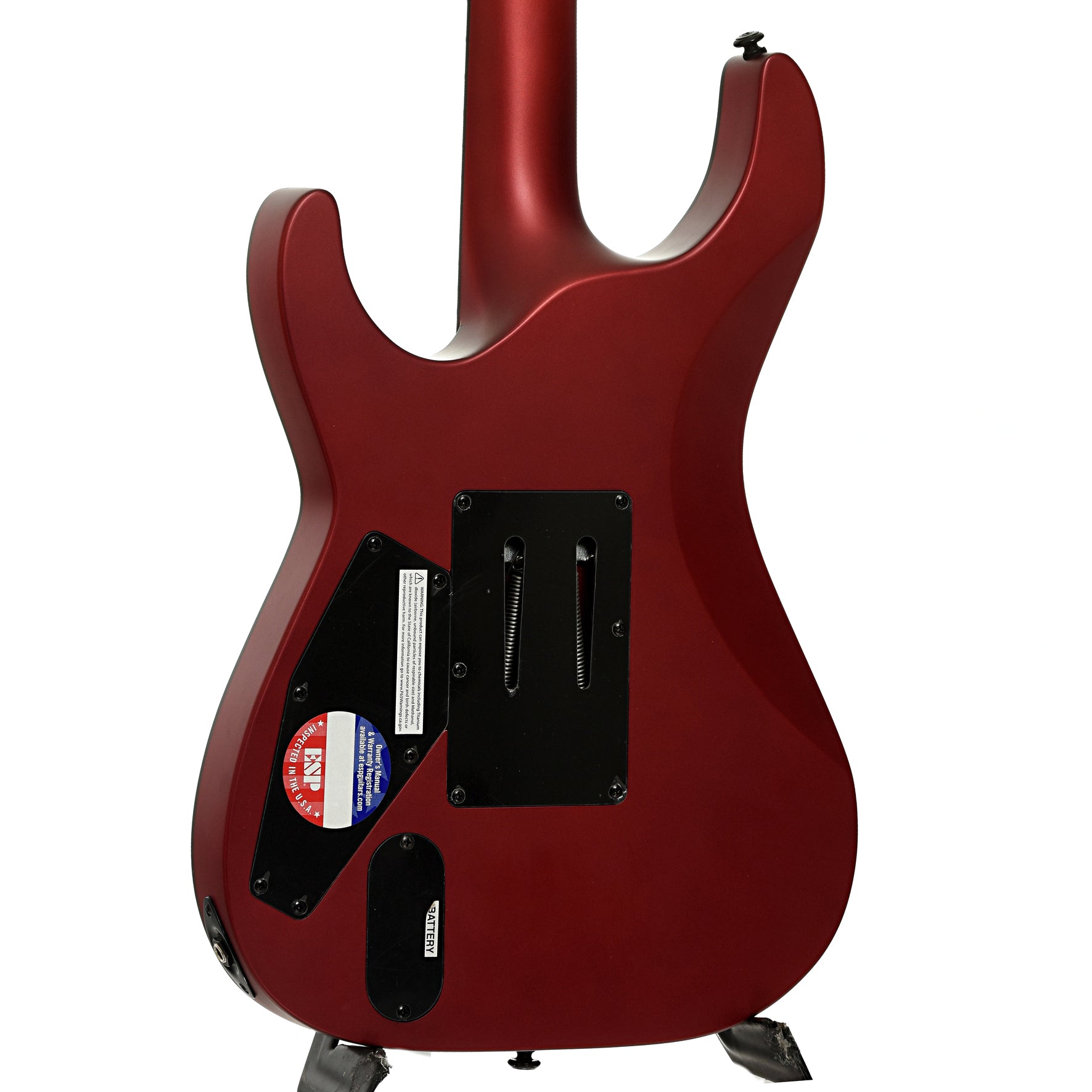 Back  and side of ESP LTD M-1000 Electric Guitar